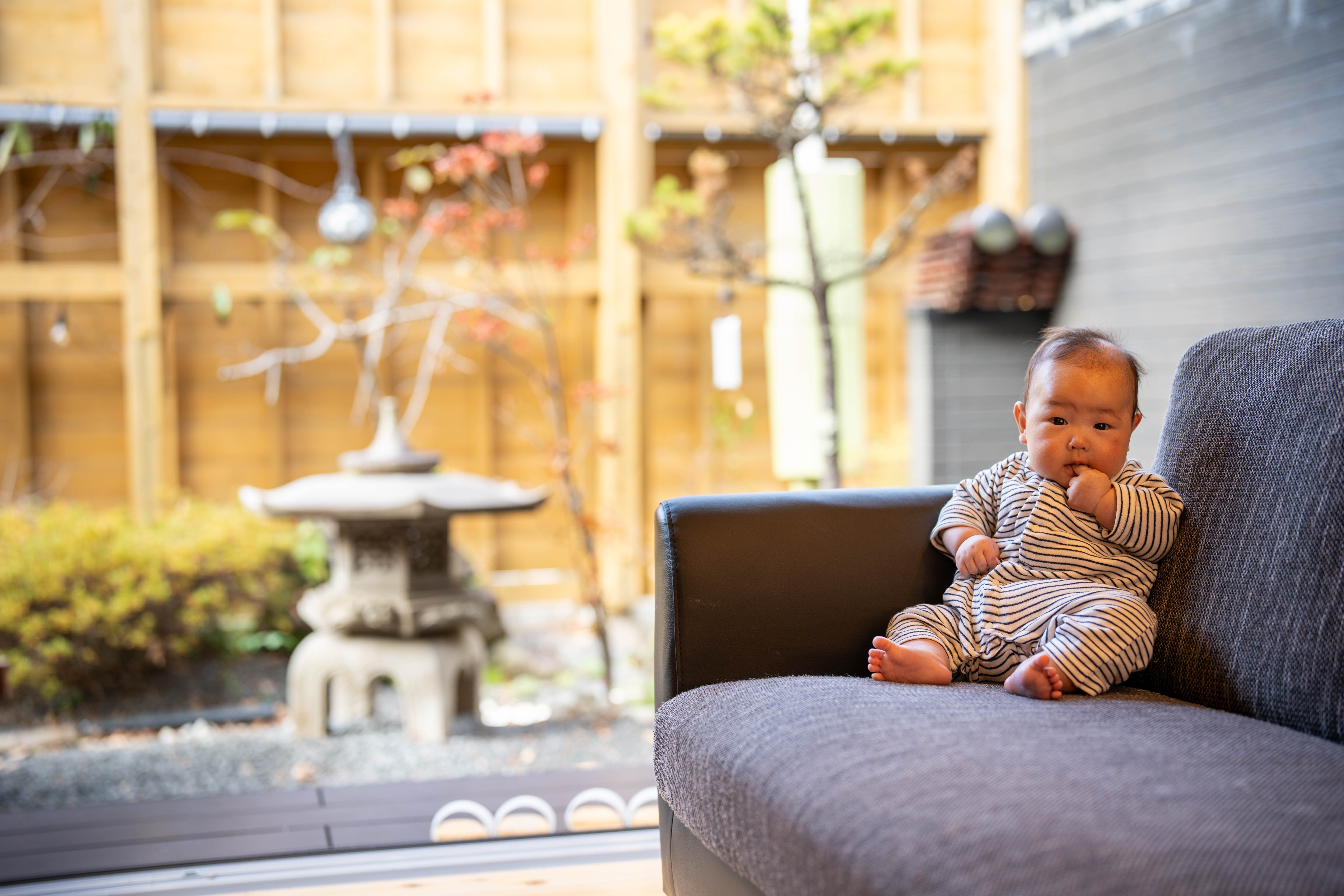 赤ちゃんもウキウキ