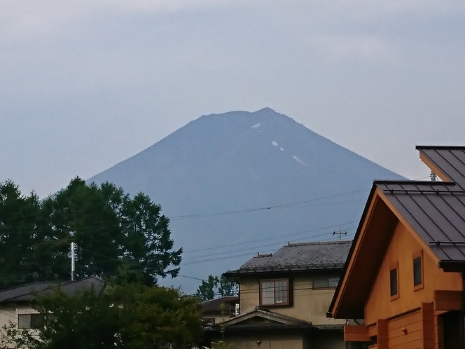 ふようの宿と富士山