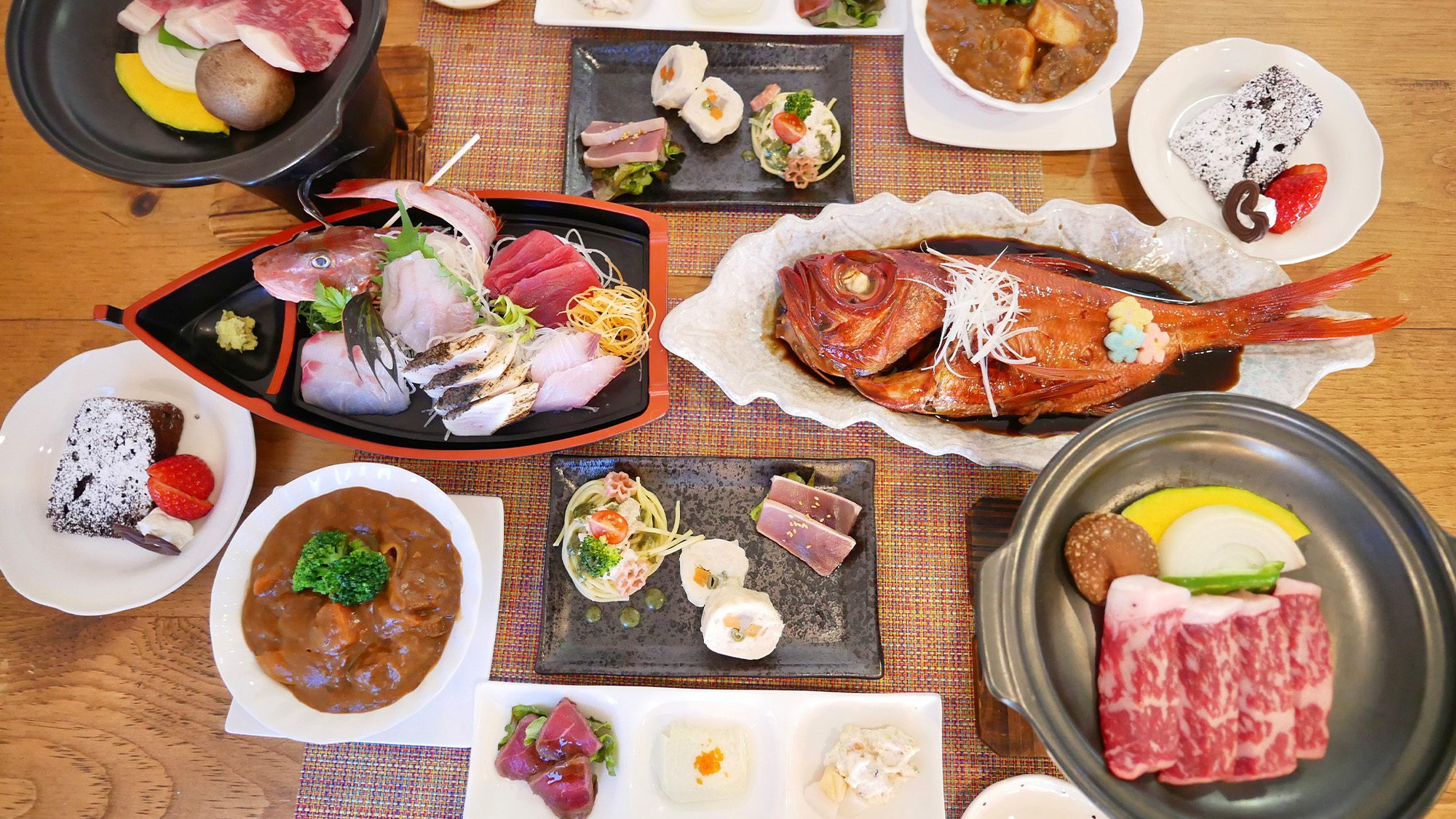 【夕食一例】満腹プラン