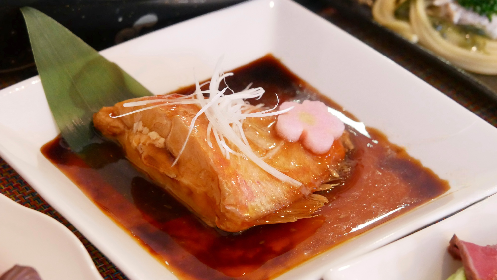 【夕食一例】金目鯛の煮付け（切り身）