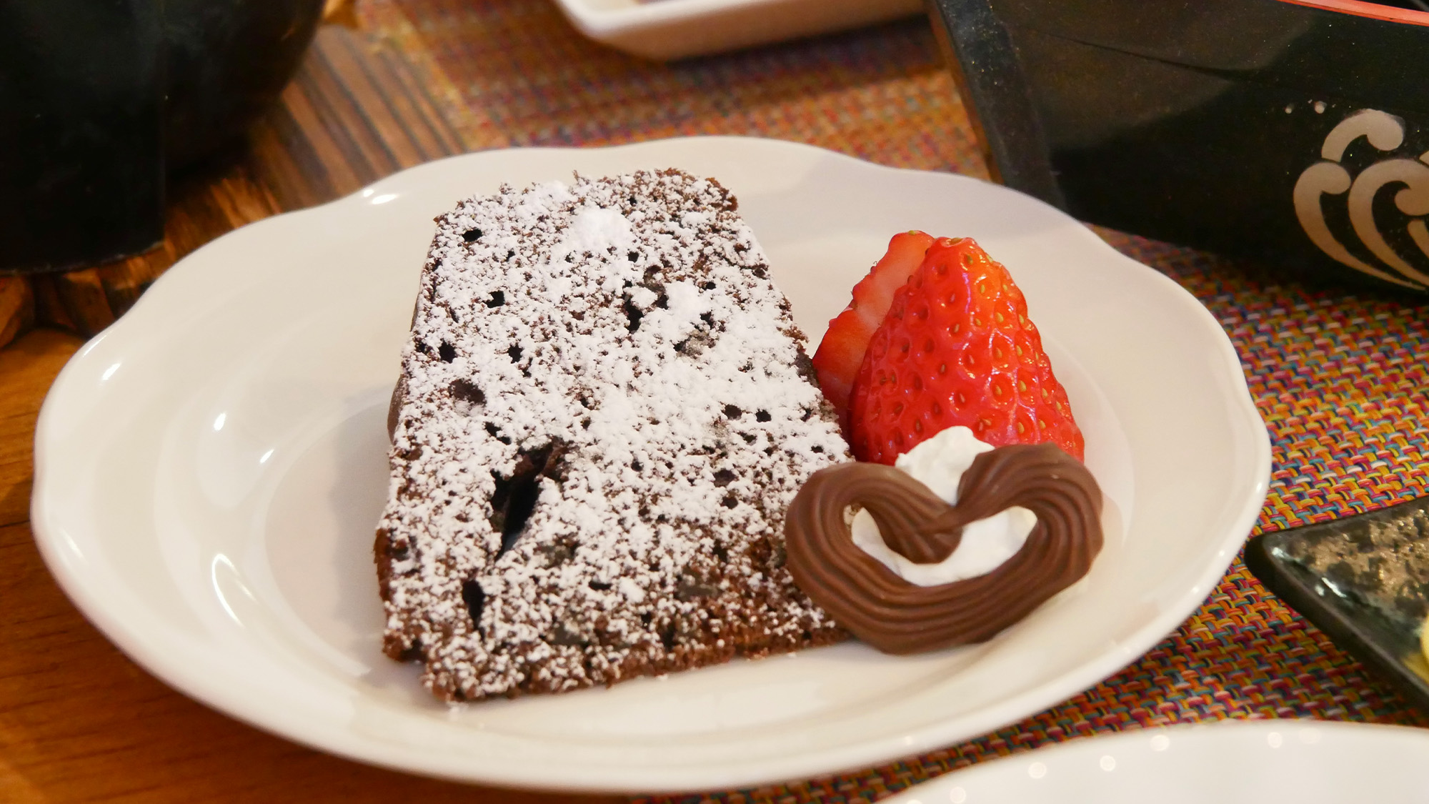 【夕食一例】デザートのケーキ♪