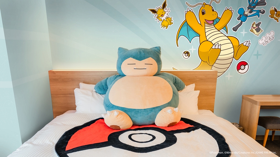 【ポケモンルーム】100匹のポケモンとお部屋に泊まろう！オリジナルノベルティつき！