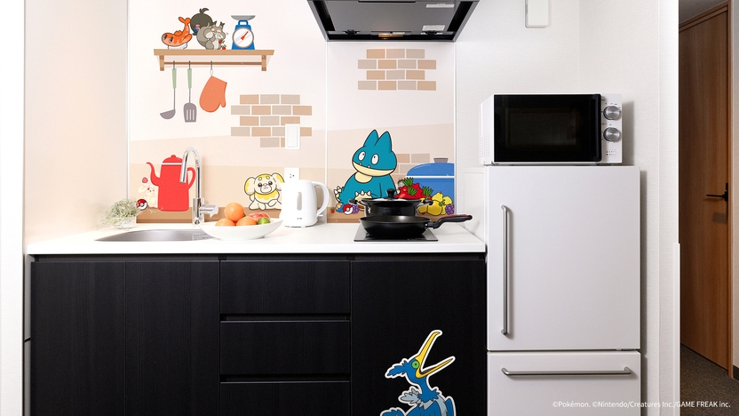 【ポケモンルーム】100匹のポケモンとお部屋に泊まろう！オリジナルノベルティつき！