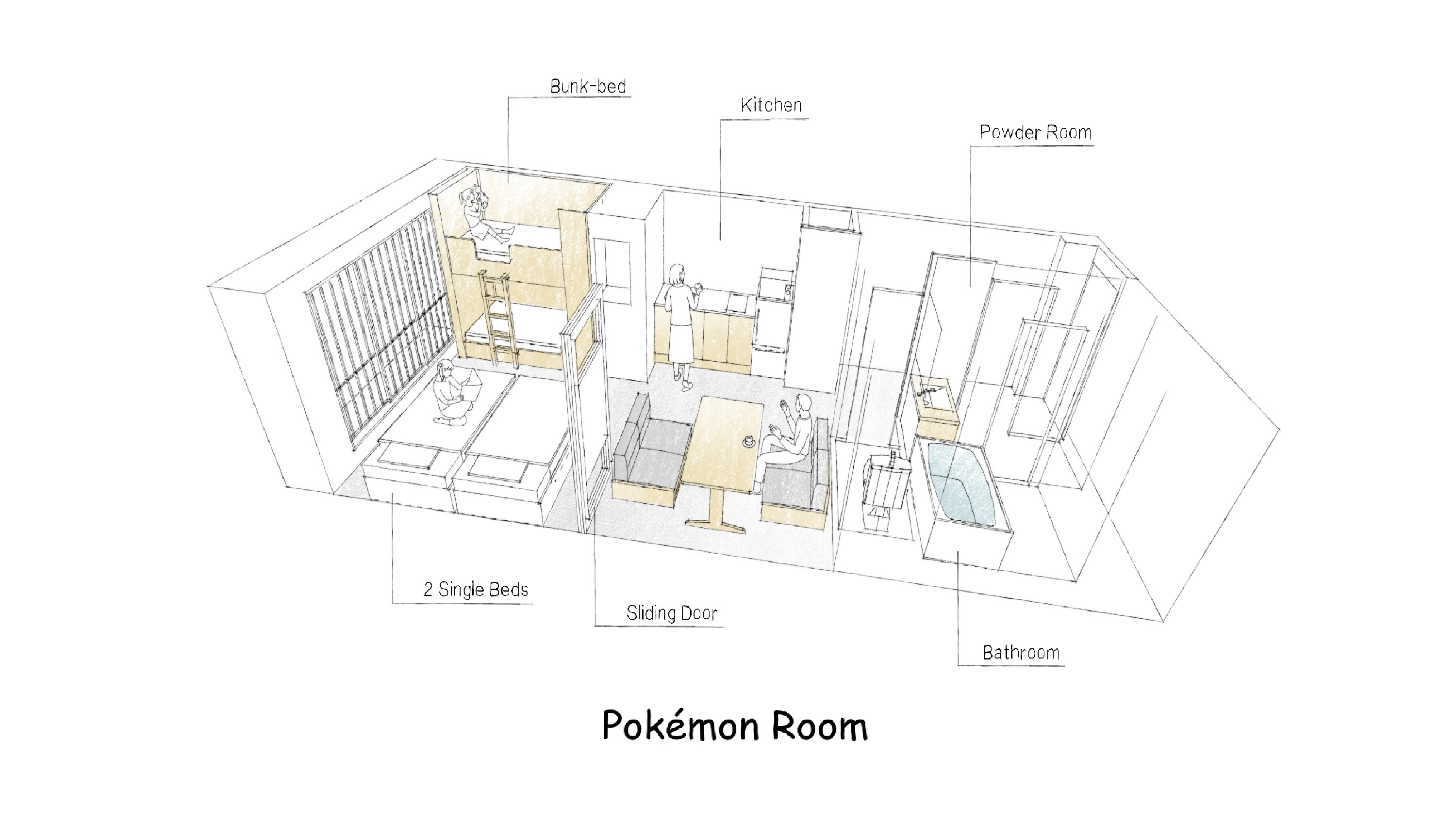 ポケモンルーム間取り図