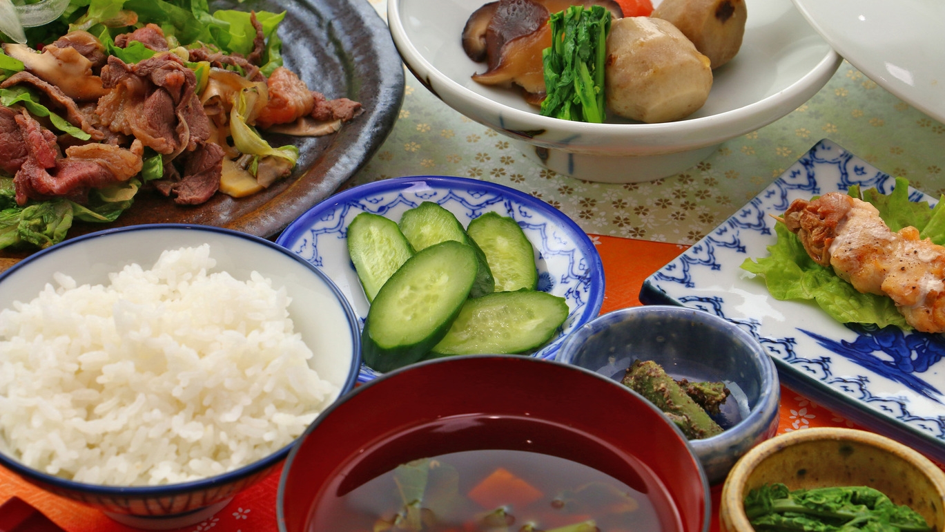 ★【ビジネス対応プラン】2食付きで自然の恵みをいただきます☆優しいお湯と静かな環境でぐっすり♪