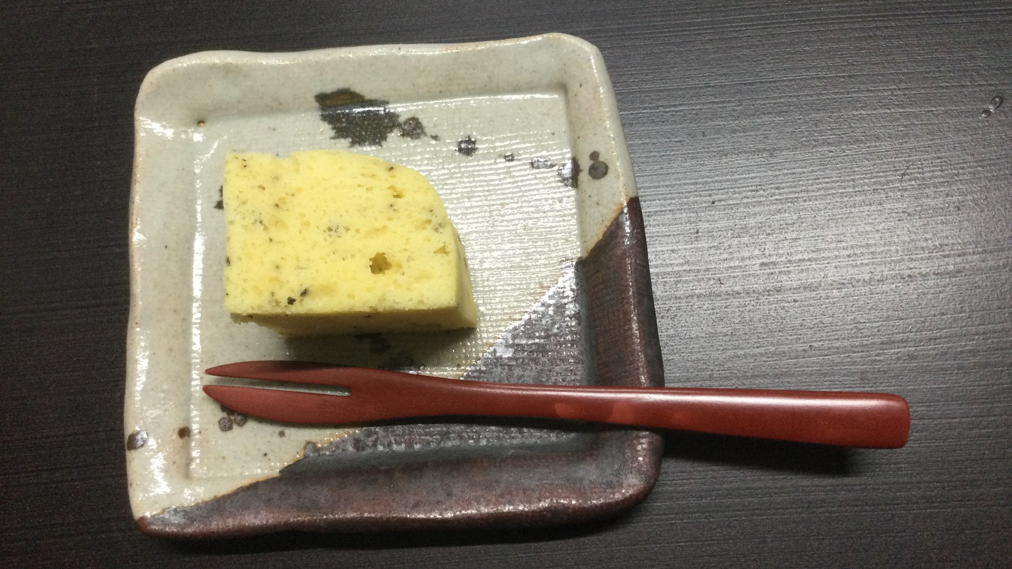 5月の手作り和菓子「紫蘇の浮島」