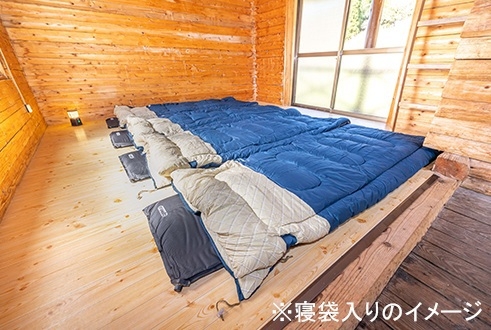 4名以上 バイクツーリングプラン1泊2食付 キャンプ場キャビンで手ぶらでキャンプ！