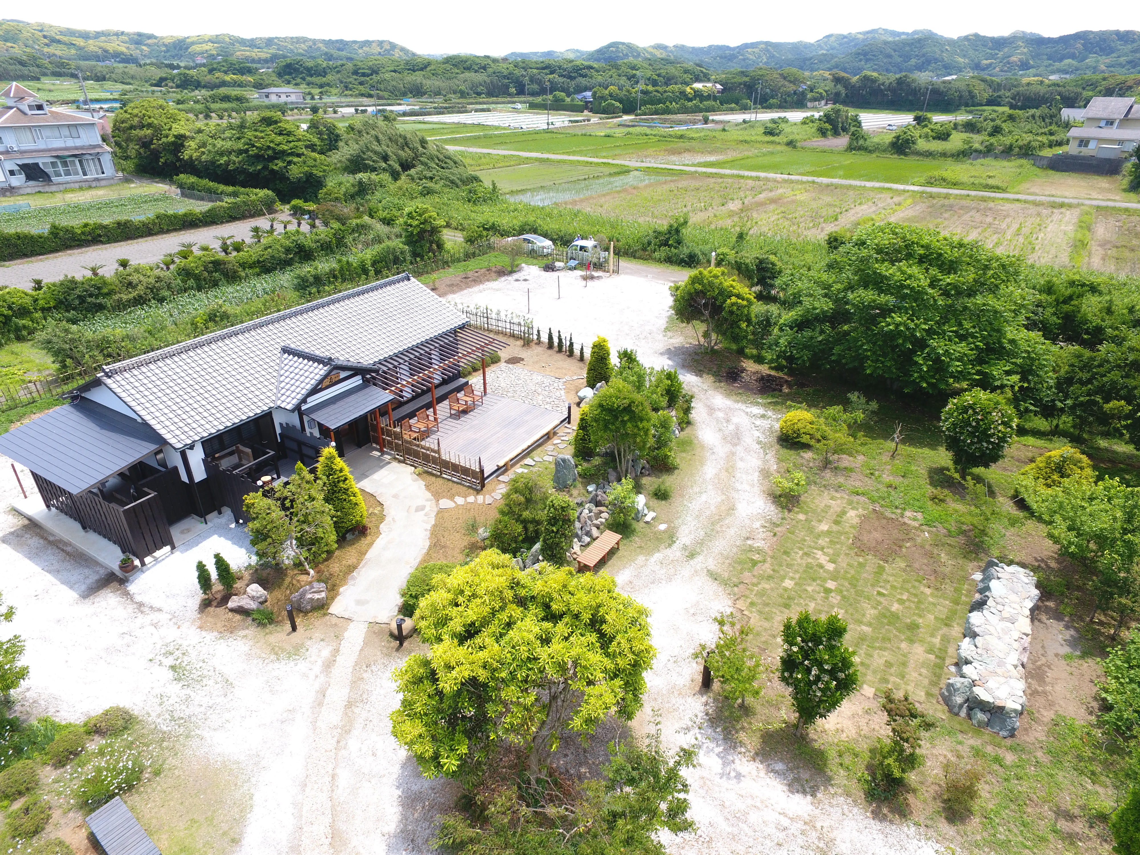 別邸えん　上空写真