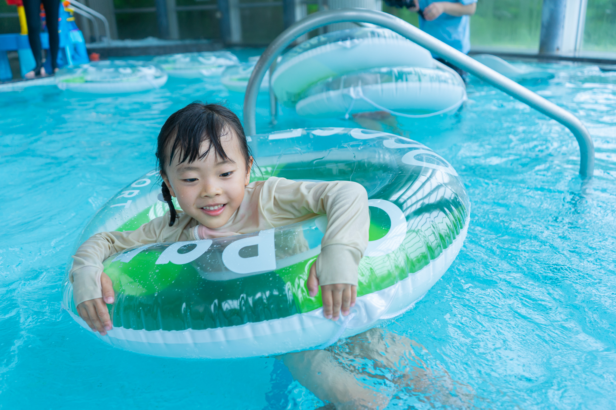 【水着スパ】小さいお子様用のアームリングも完備。