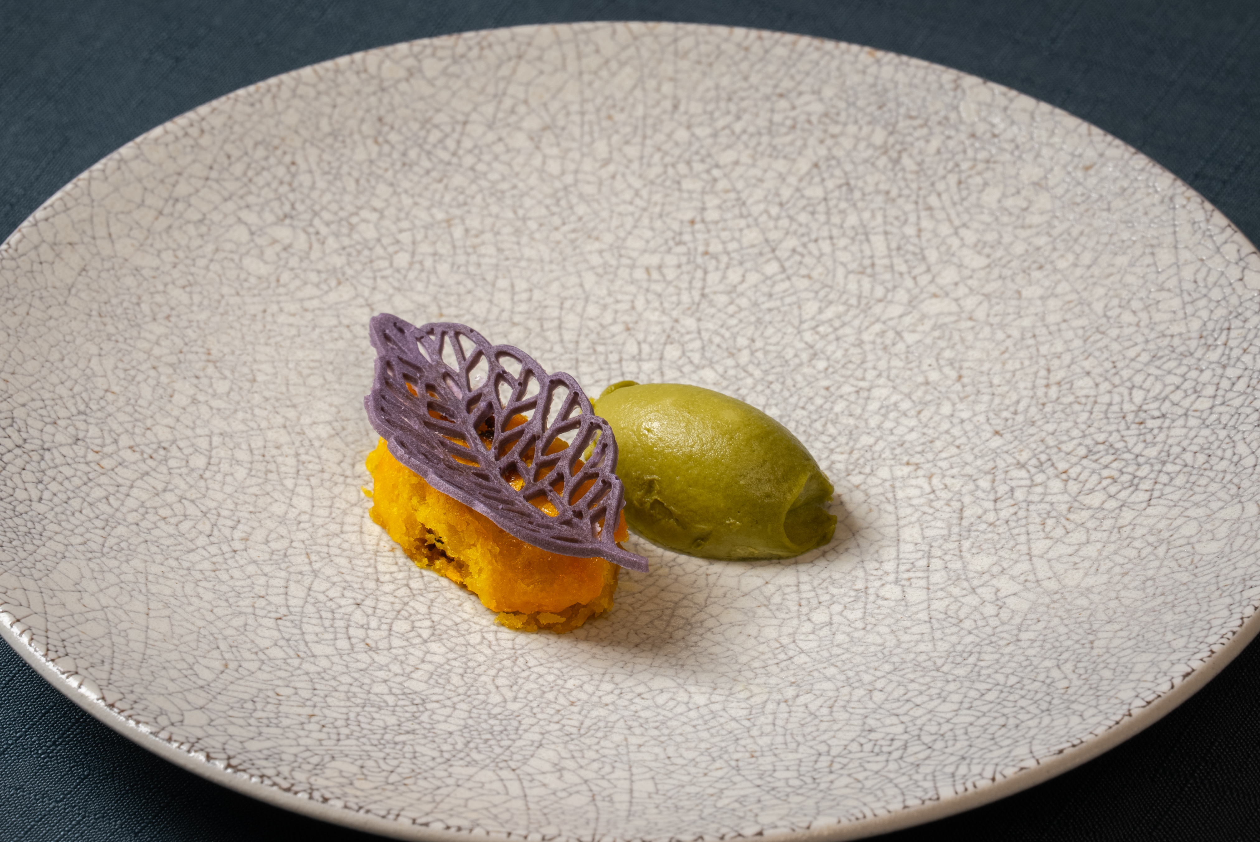 【夕食】2025AW料理長特製スペシャルディナーコース｜川越芋のスイートポテト　