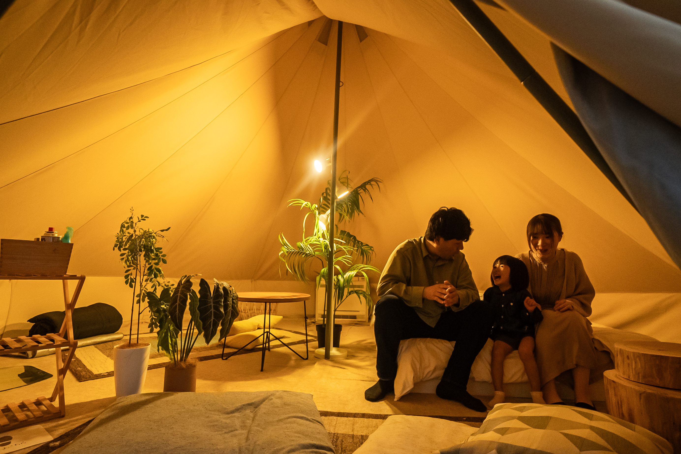 【客室】グランピングテント｜過ごし方