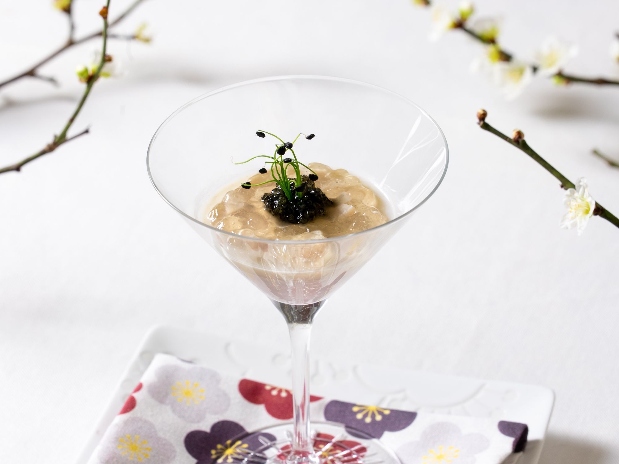 【夕食】2026梅スペシャルディナーコース｜梅のブランマンジェ