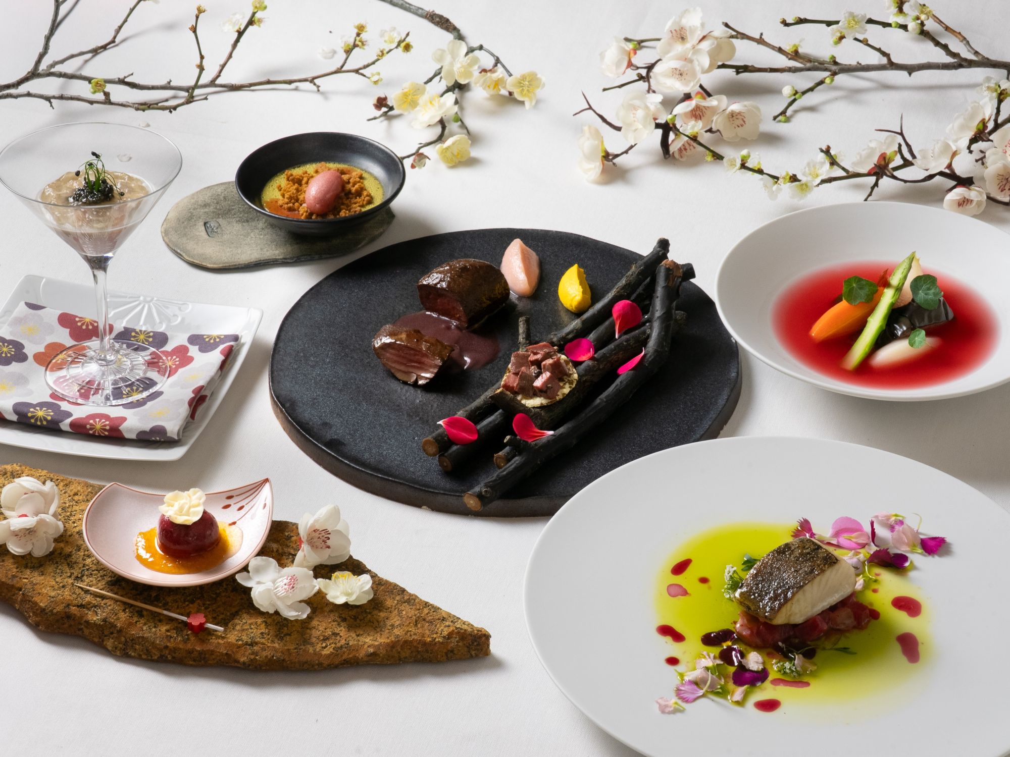 【夕食】2026梅スペシャルディナーコース｜全体