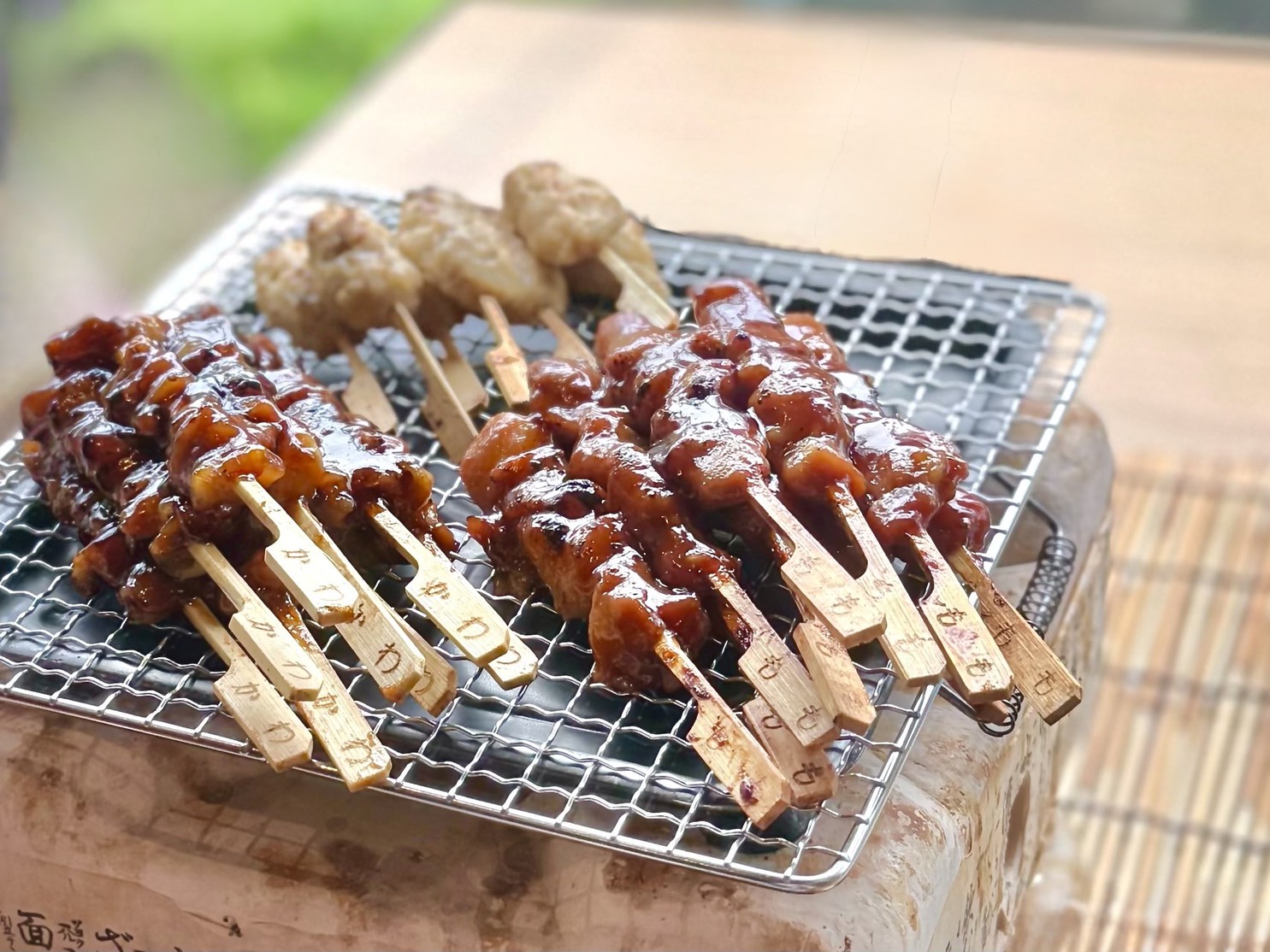 【焼き鳥（もも、皮、つくね）】
