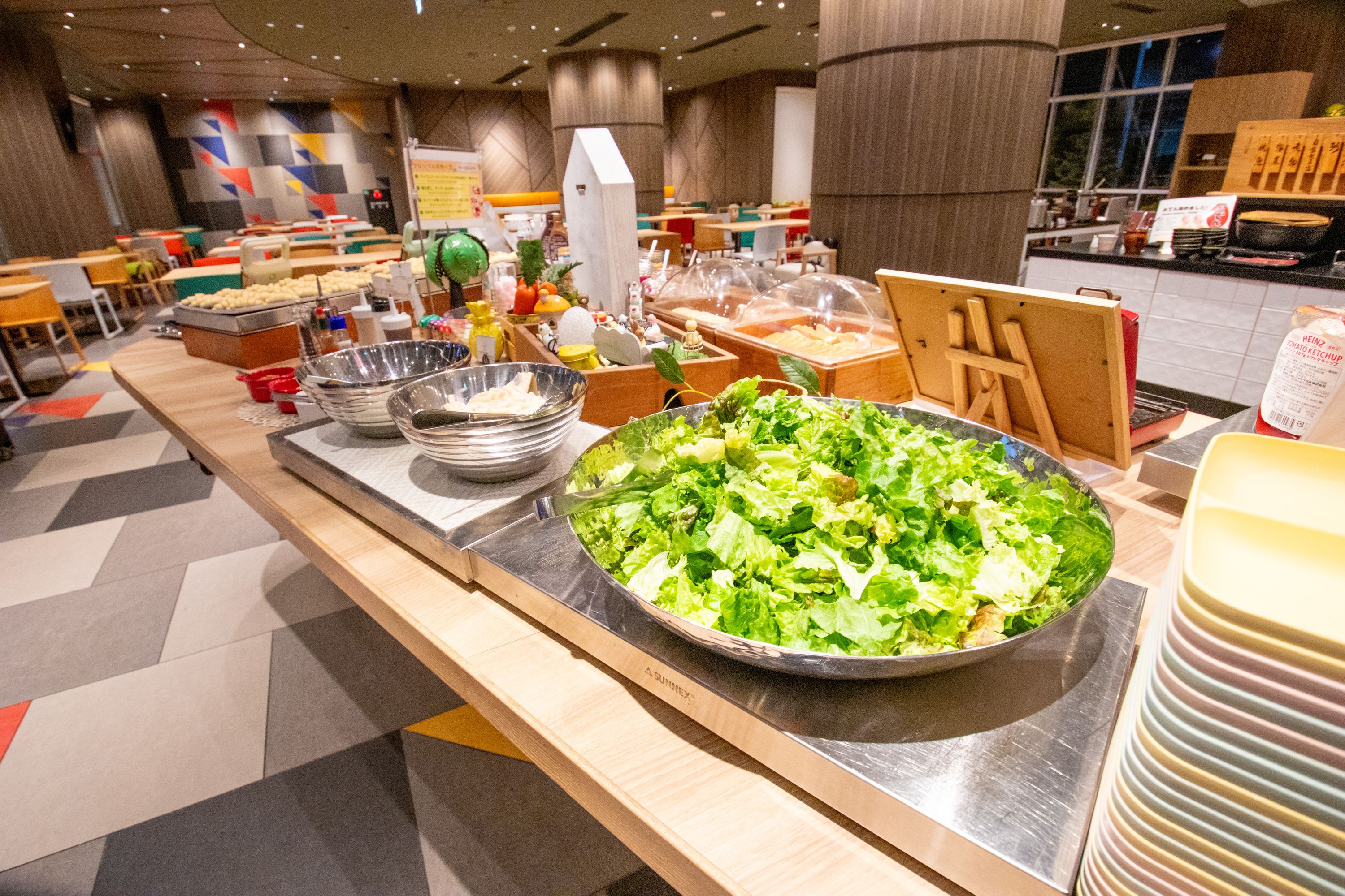 朝食ビュッフェ一例