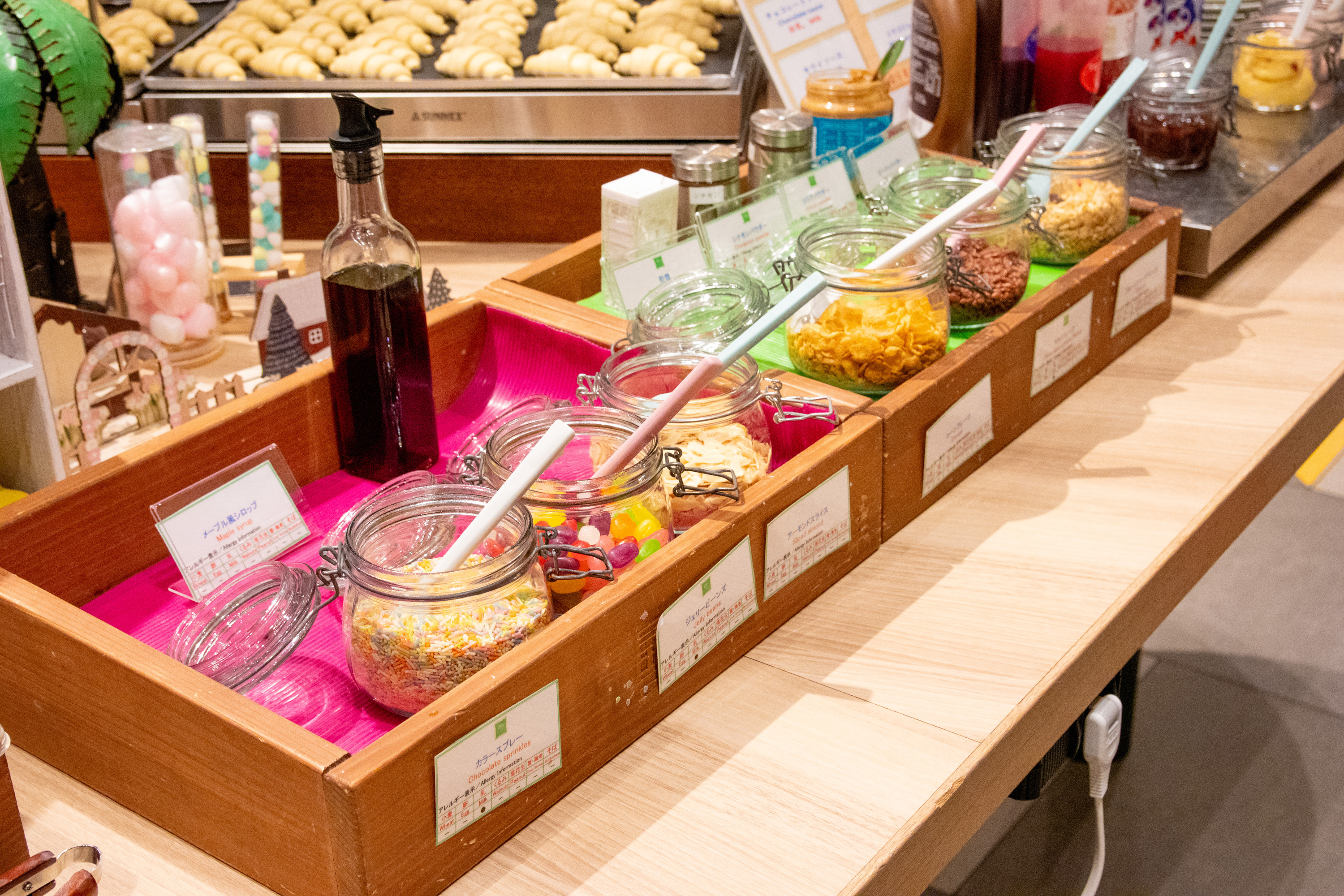 朝食ビュッフェ一例