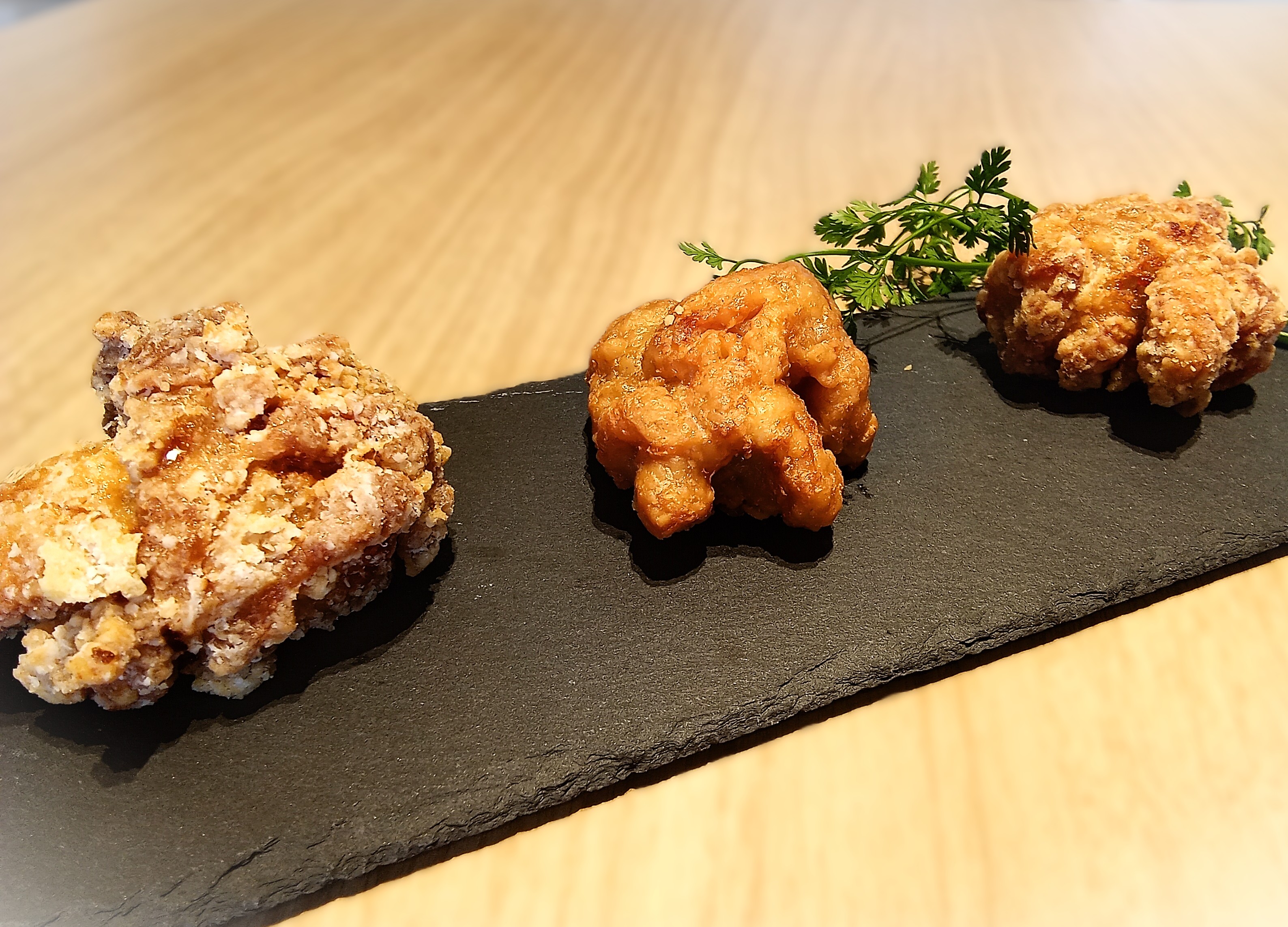 朝食フェア「推し唐揚げ頂上決戦」一例