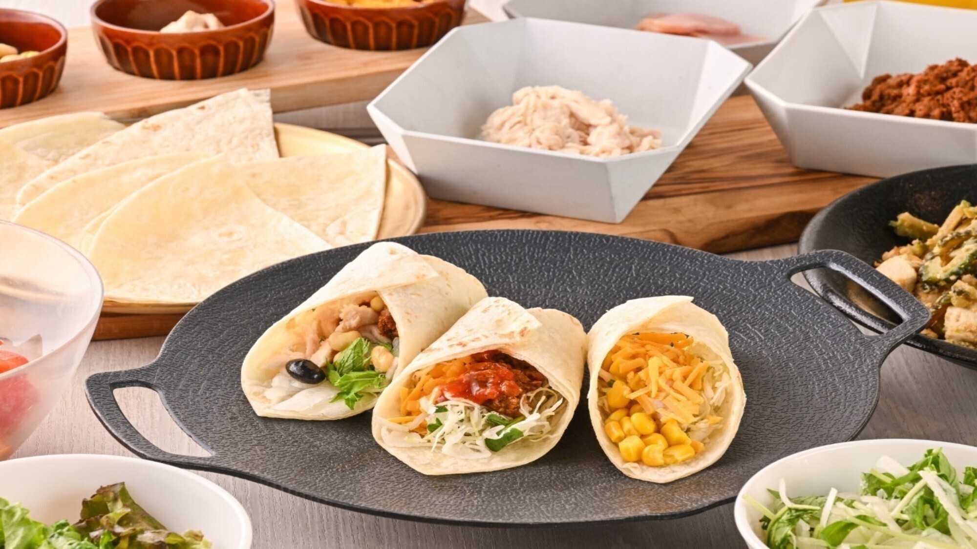 メキシコ料理のタコス♪