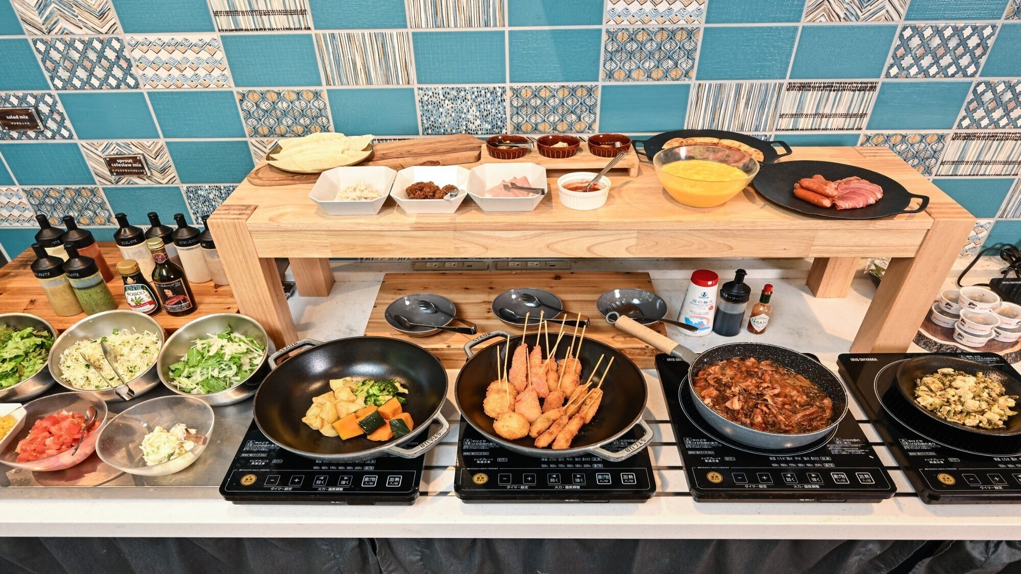 朝食ビュッフェ