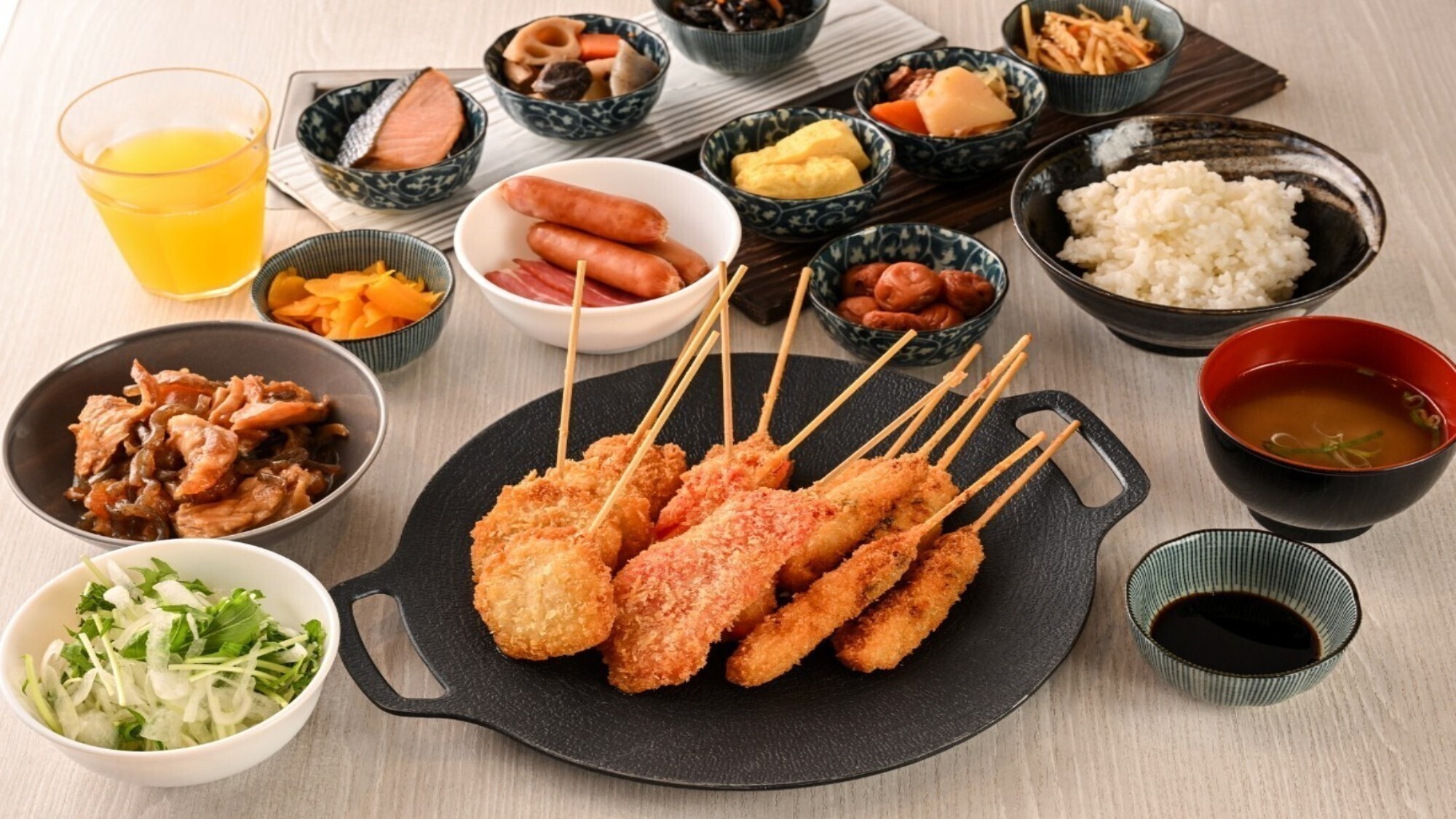 朝からしっかり食べて栄養補給！