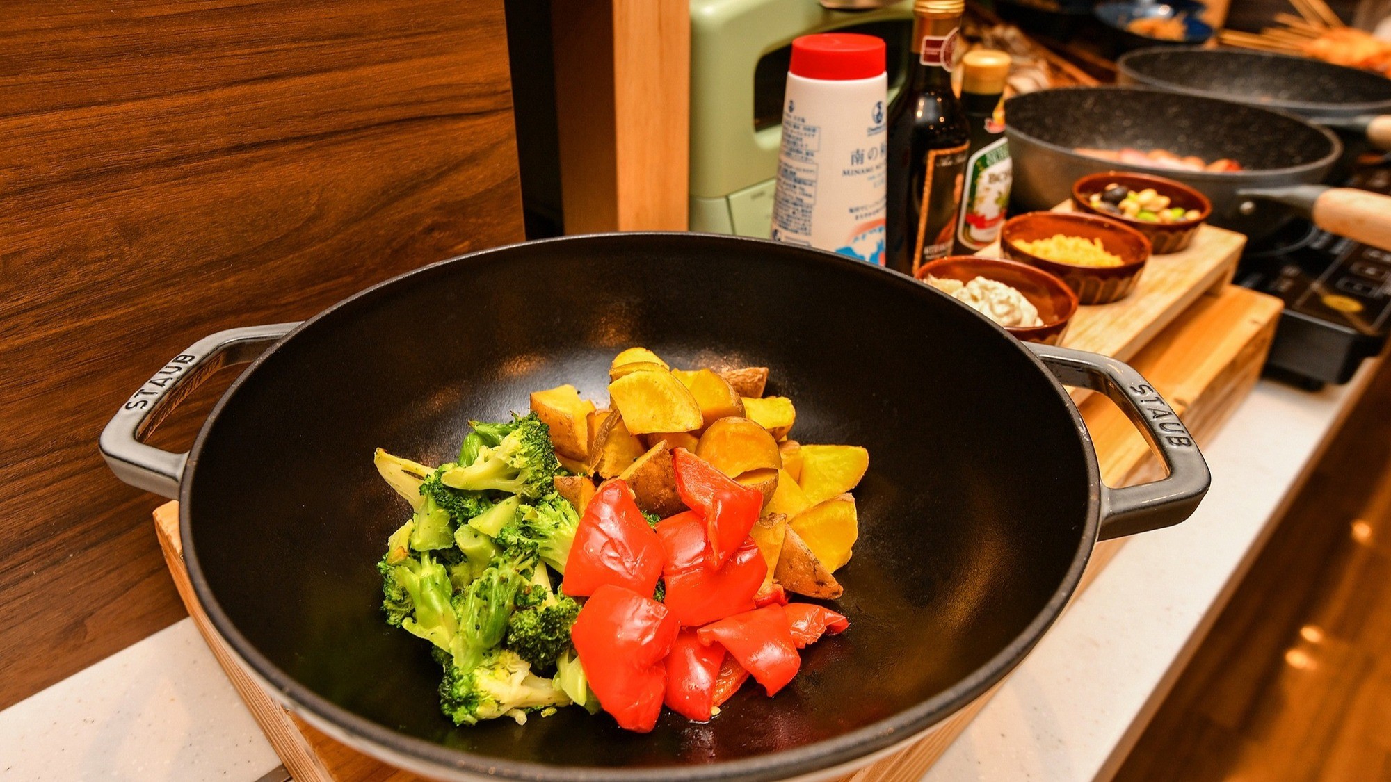 野菜は焼くと甘味が増しますのでおススメ