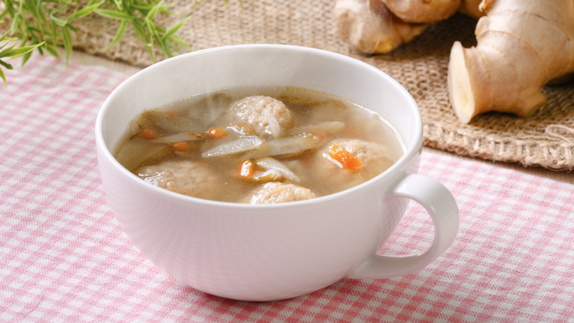 【高知限定】生姜の国内生産量日本一の高知県。心も身体も温まる生姜スープをお召し上がりください。