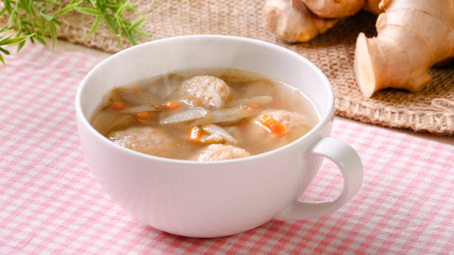 【高知限定】生姜の国内生産量日本一の高知県。心も身体も温まる生姜スープをお召し上がりください。