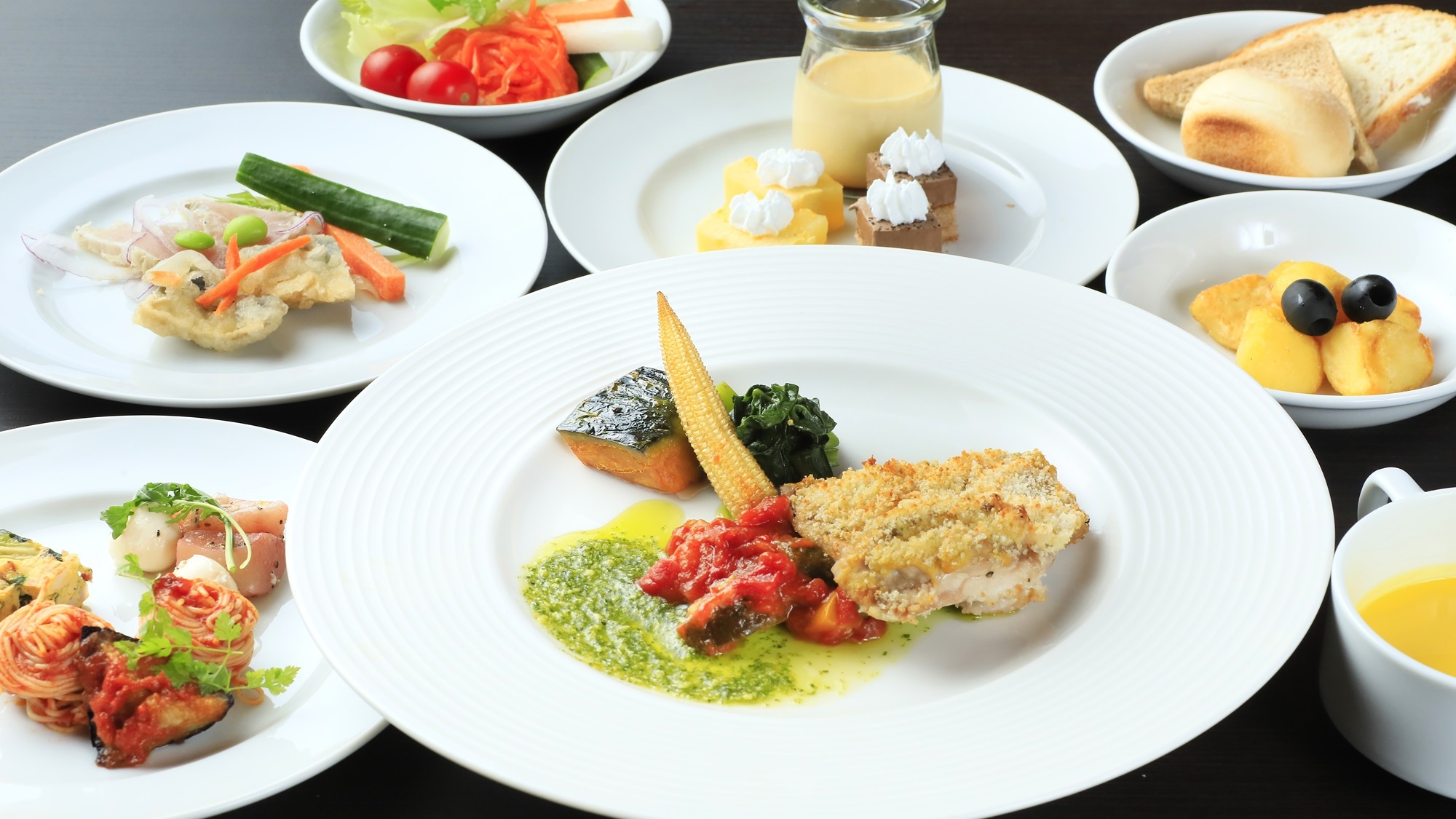 【フレンチ御膳】お手軽なご夕食×ホテルステイを愉しめる＜フレンチ御膳※＞