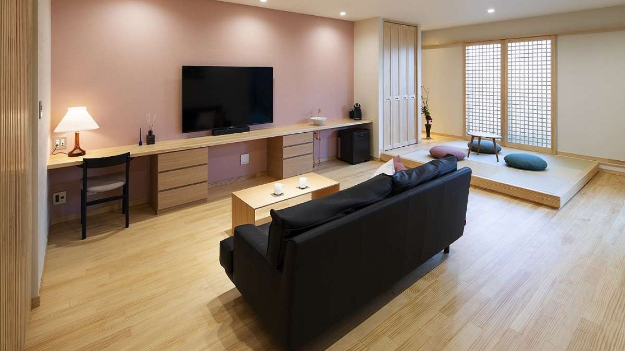【別邸・桜】可愛らしいテイストのお部屋です。