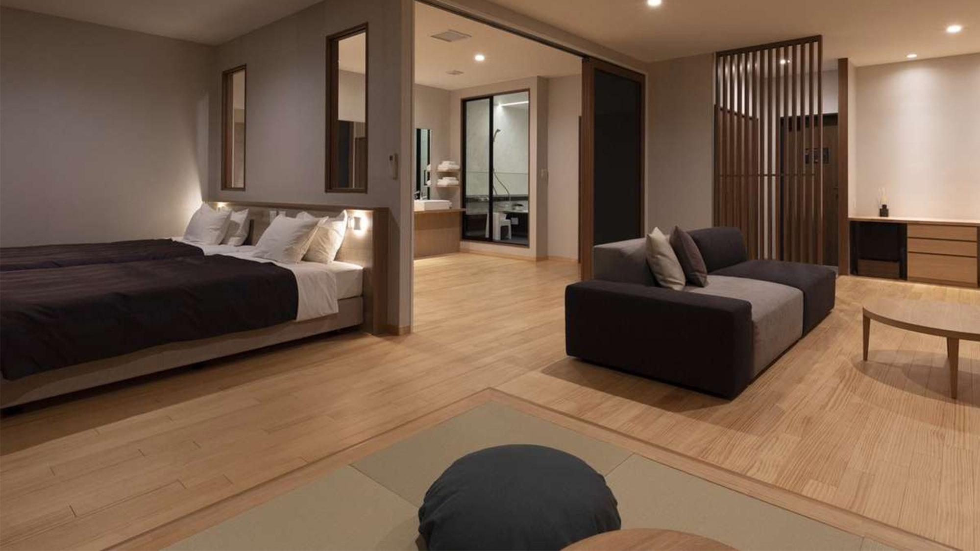 宮島離れの宿 IBUKU(部屋(ベッドルーム))