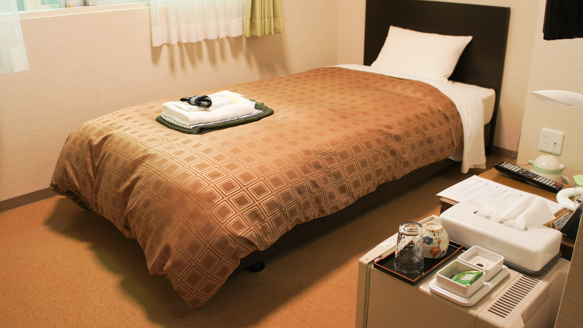 ・【客室(シングル)】リーズナブルな価格でライダーさんにも人気です