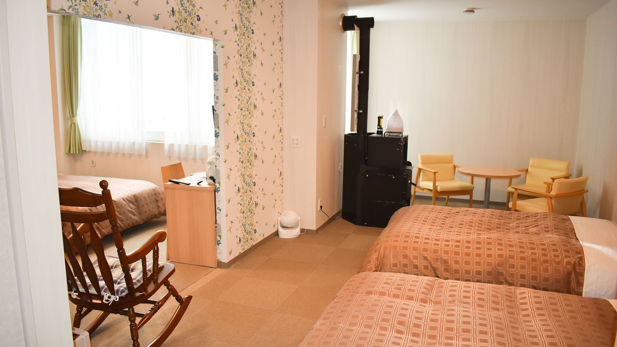 ・【客室(203)】広々4ベッドルームで4名様までご利用いただけます