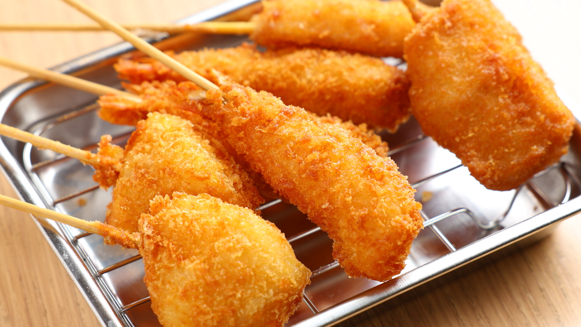 【朝食】大阪名物串カツ