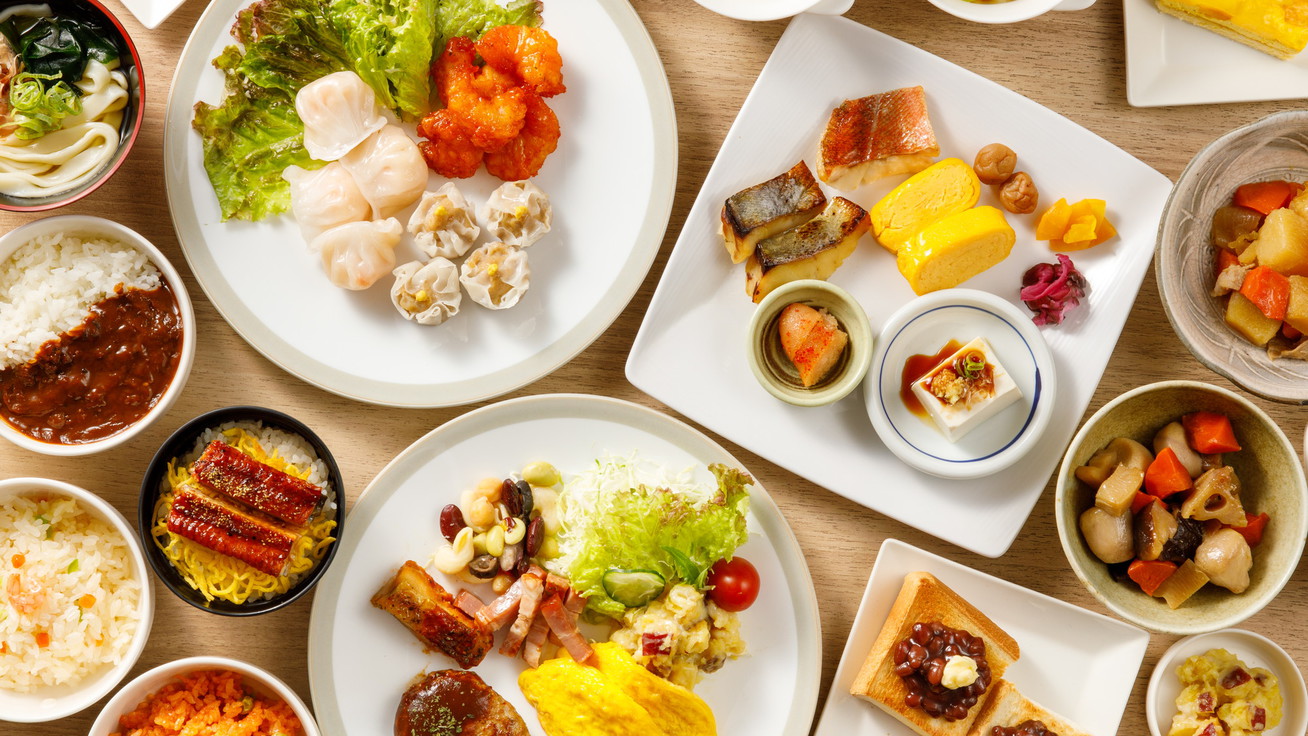 【朝食】盛り付け一例