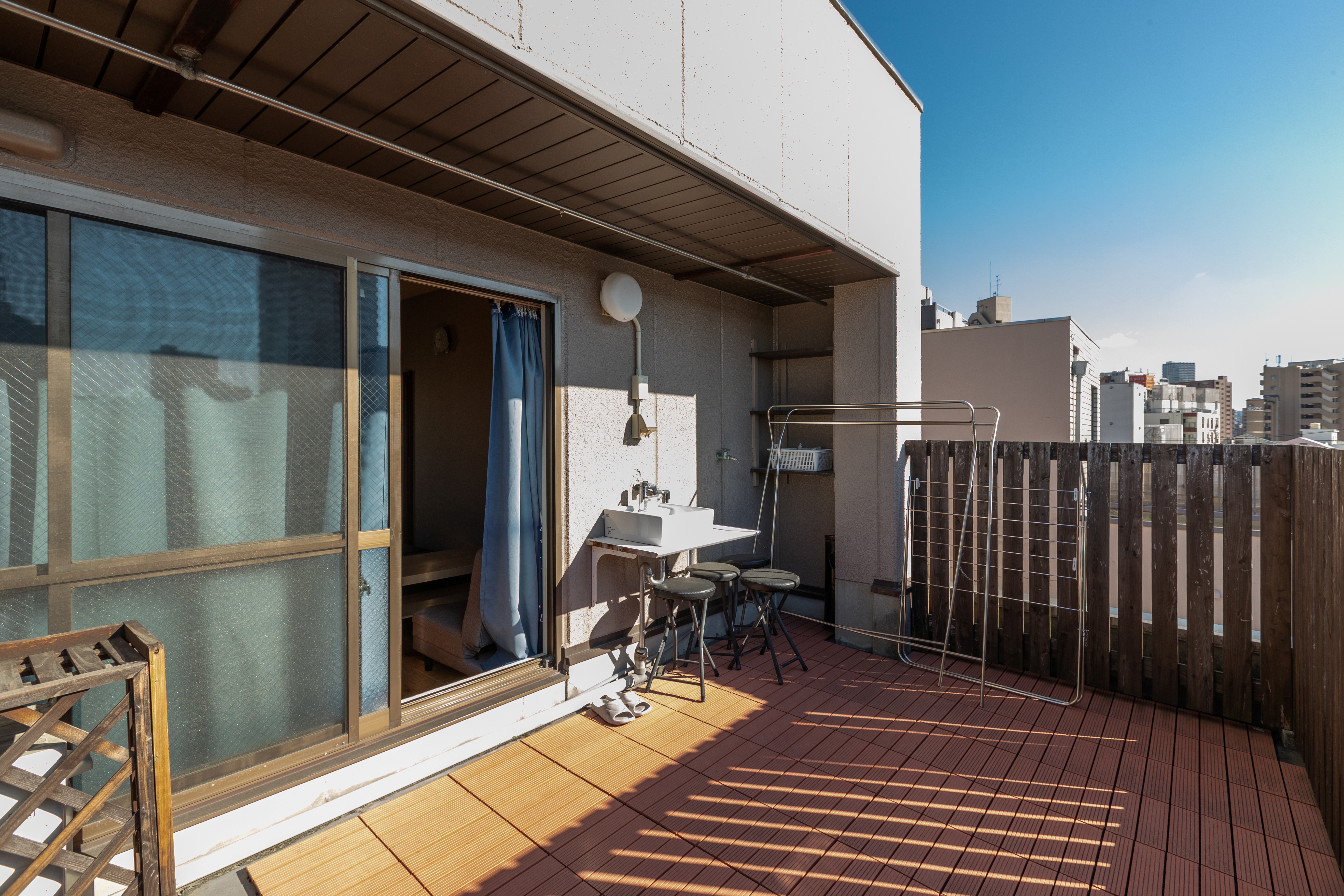 客室ルーフバルコニー