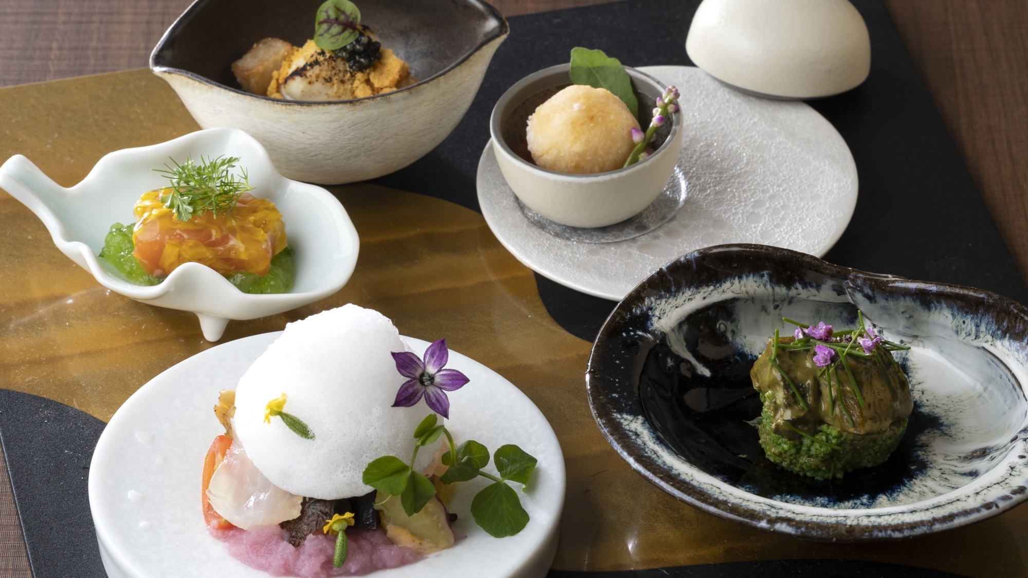 ”大地と海の恵み”『本格創作フレンチのフルコース』＜ご夕食時間：19:45〜21:30＞