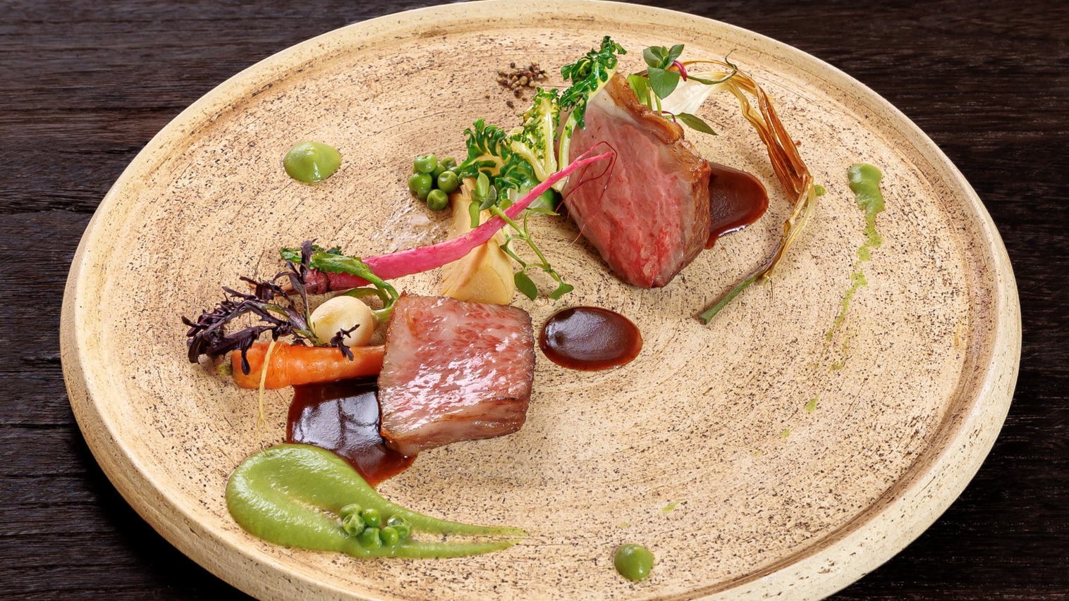 ”旬の厳選食材”『アップグレード会席フレンチのフルコース』＜ご夕食時間：17:30〜19:15＞