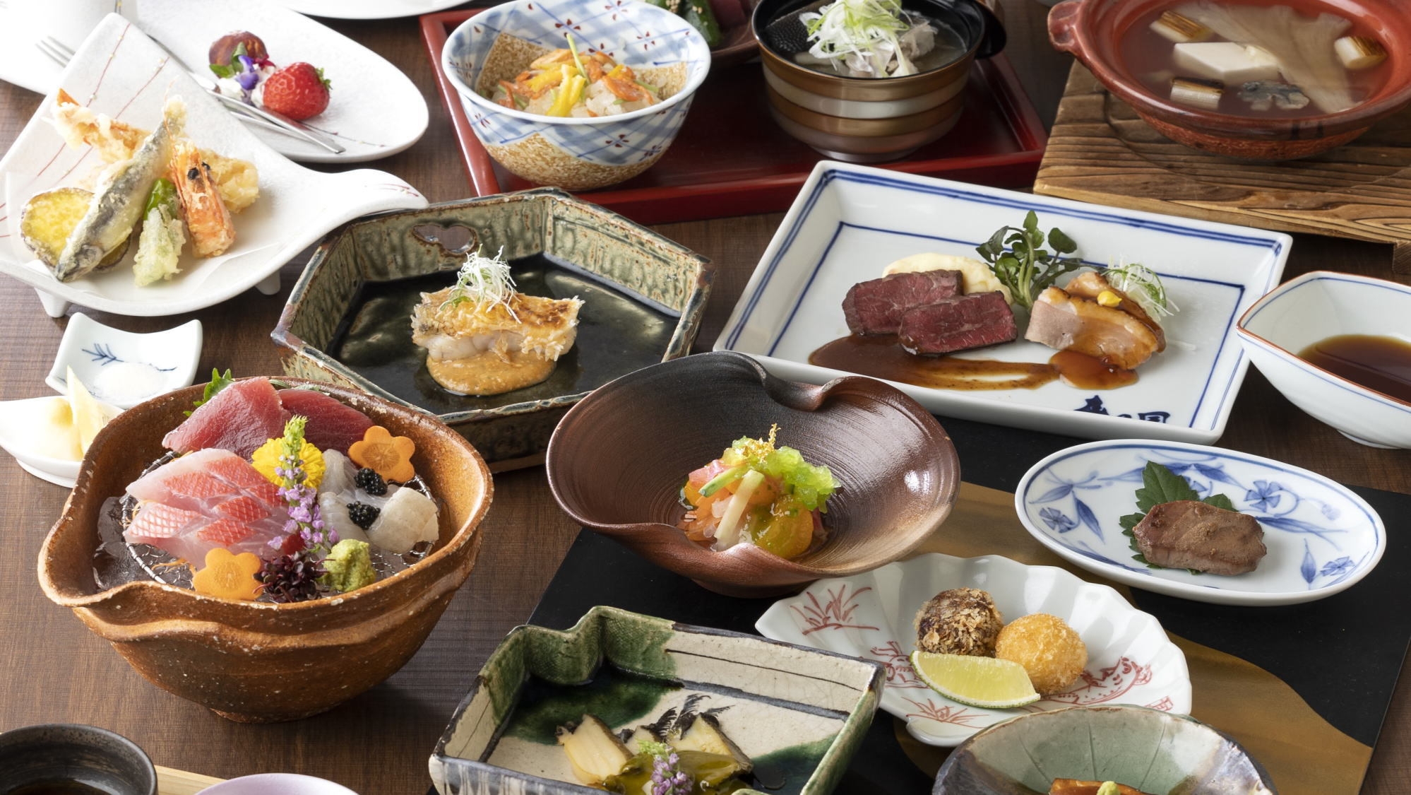 ”和の贅沢を堪能”『旬の贅を盛り込んだ渾身の創作会席コース』＜ご夕食時間：17:30〜19:00＞