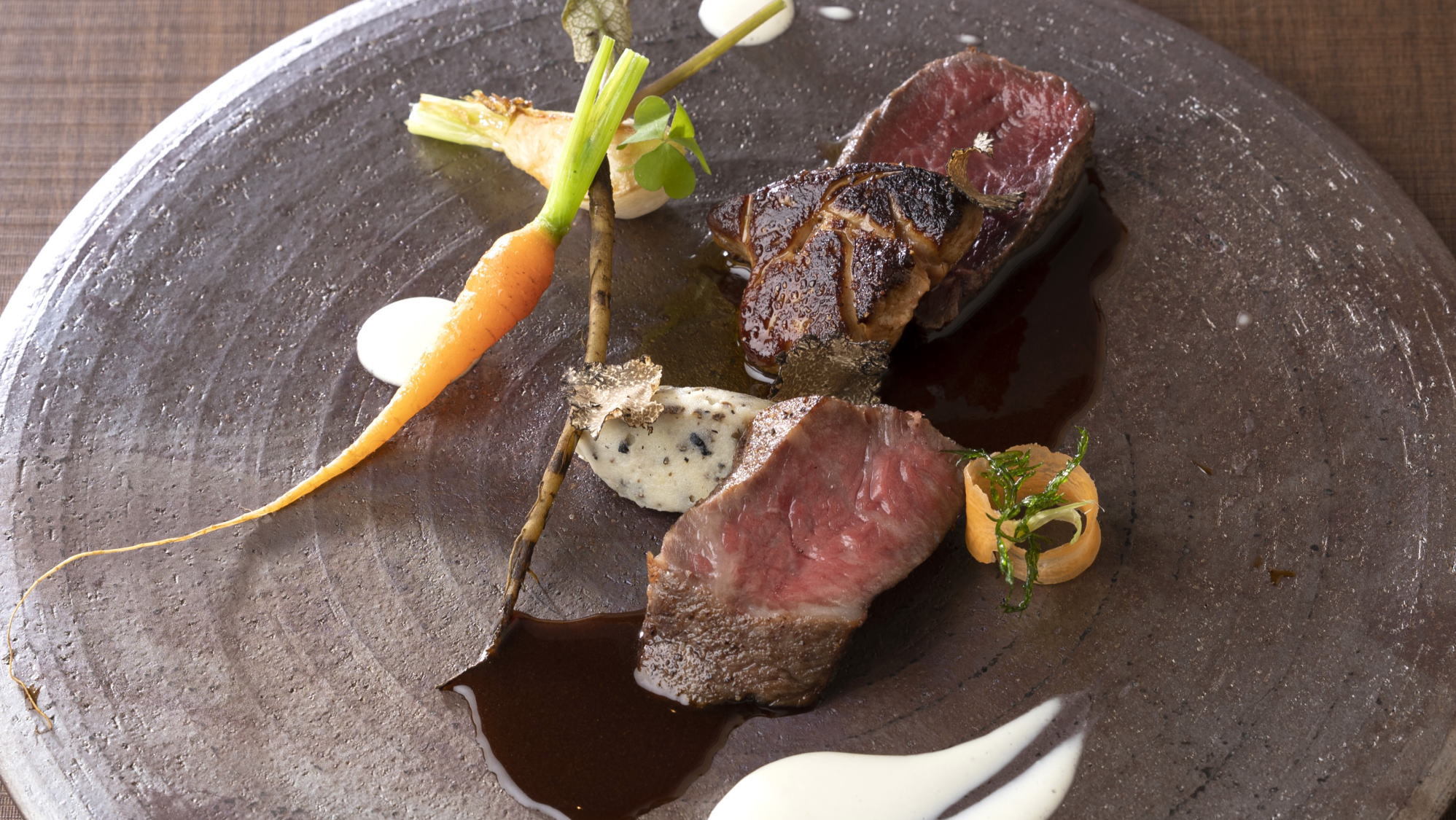 ”旬の厳選食材”『アップグレード会席フレンチのフルコース』＜ご夕食時間：17:30〜19:15＞