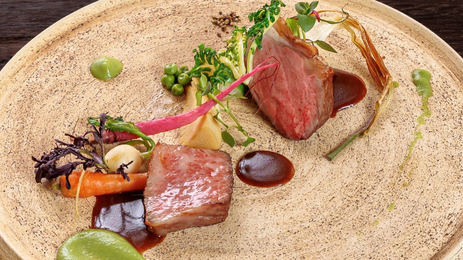 ”旬の厳選食材”『アップグレード会席フレンチのフルコース』＜ご夕食時間：17:30〜19:15＞