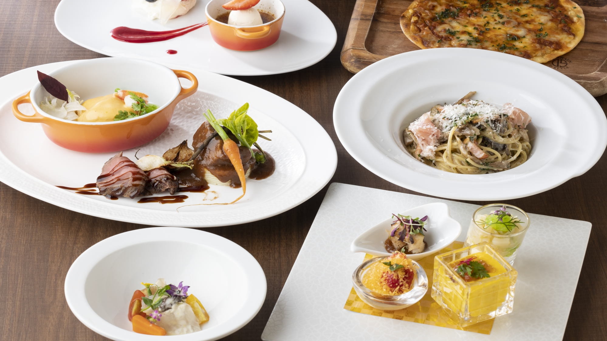 【平日限定！】冬いちご狩り無料体験付き♪ご夕食は創作イタリアン＜ご夕食：17:40〜19:10＞