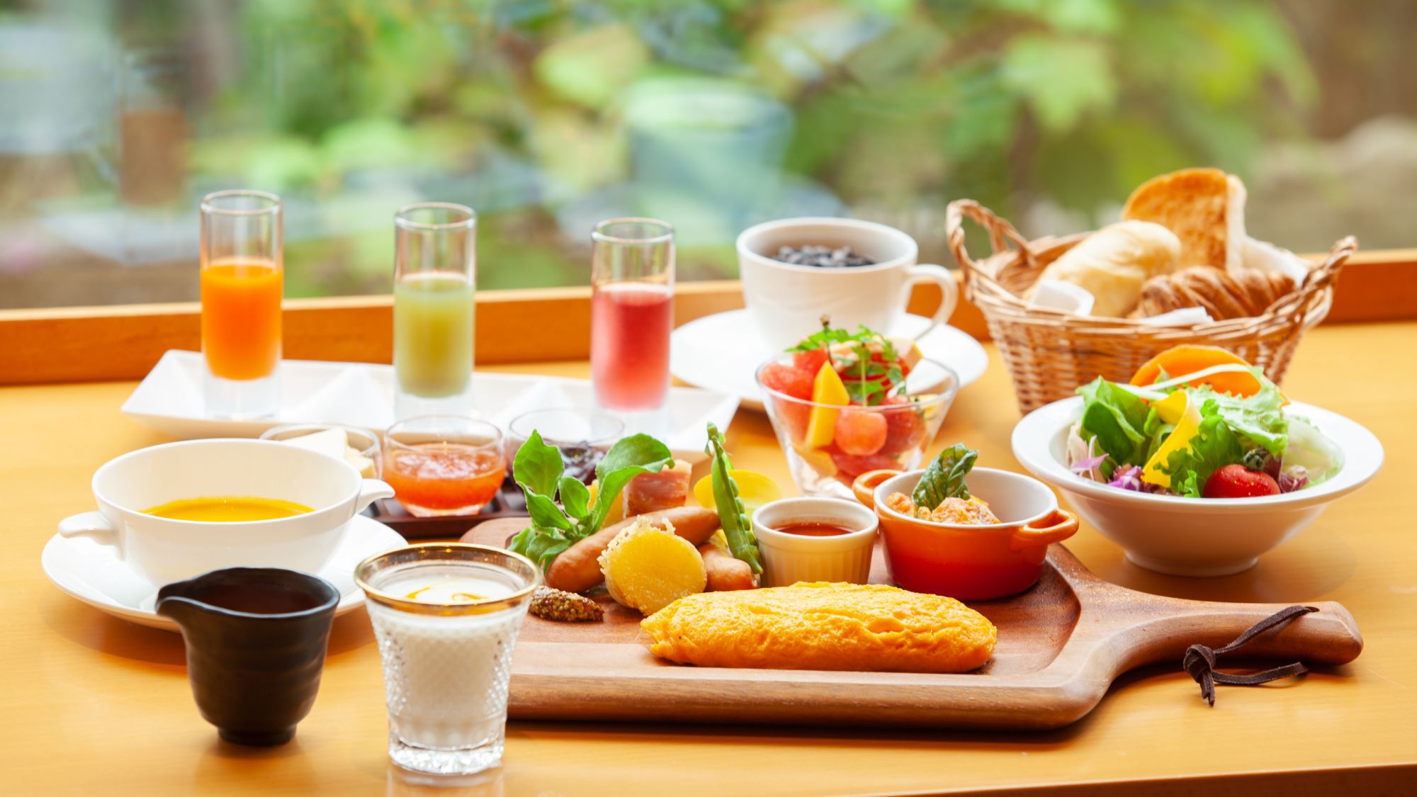 【朝採れ新鮮「農園野菜」収穫体験付き】ご夕食は創作イタリアン＜ご夕食：17:40〜19:10＞