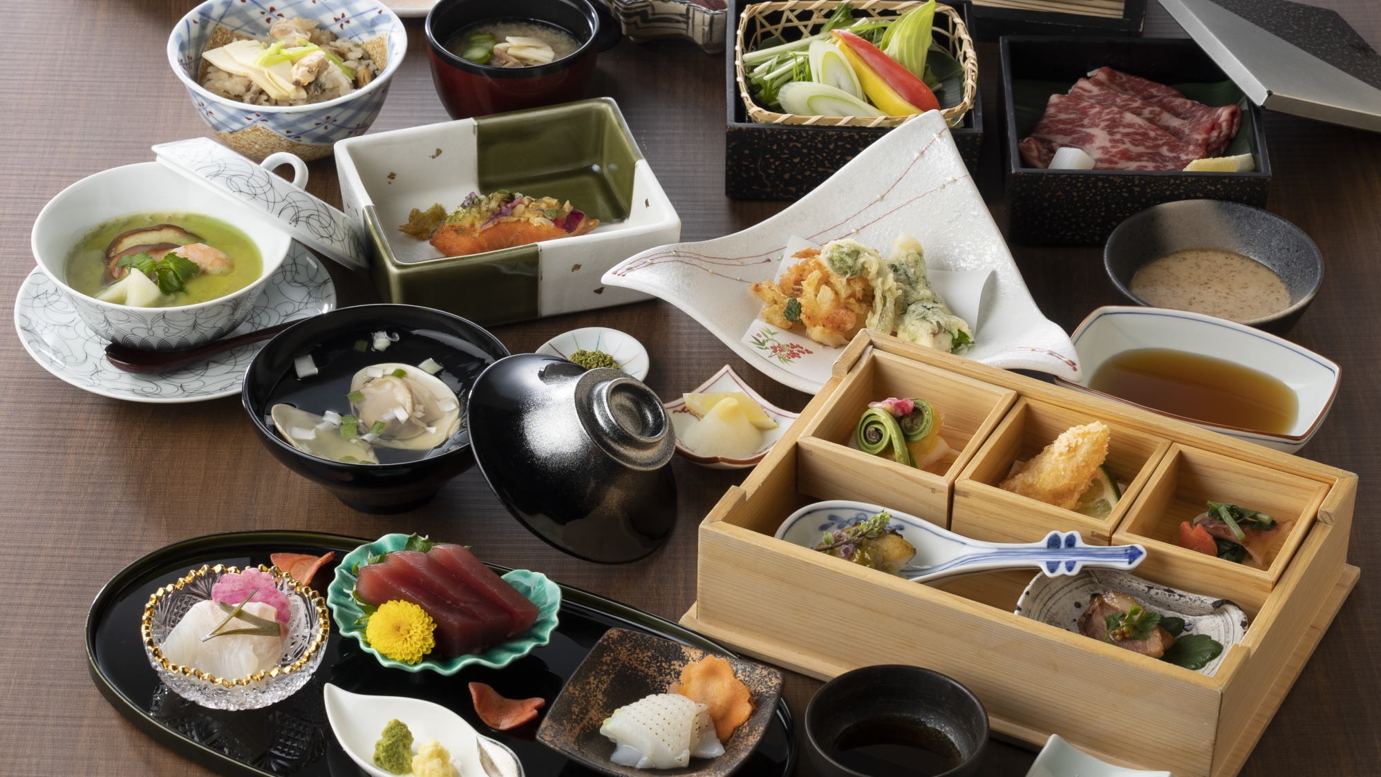 【12％OFF】【楽天スーパーSALE】＜夕食：17:30〜19:00＞那須の四季彩本格和食コース