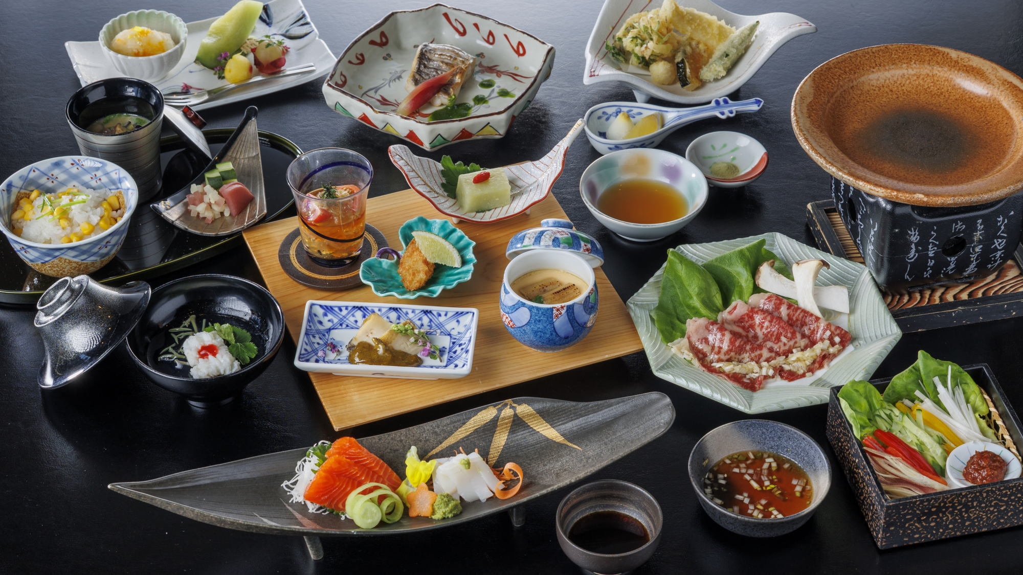 【12％OFF】【楽天スーパーSALE】＜夕食：17:30〜19:00＞那須の四季彩本格和食コース