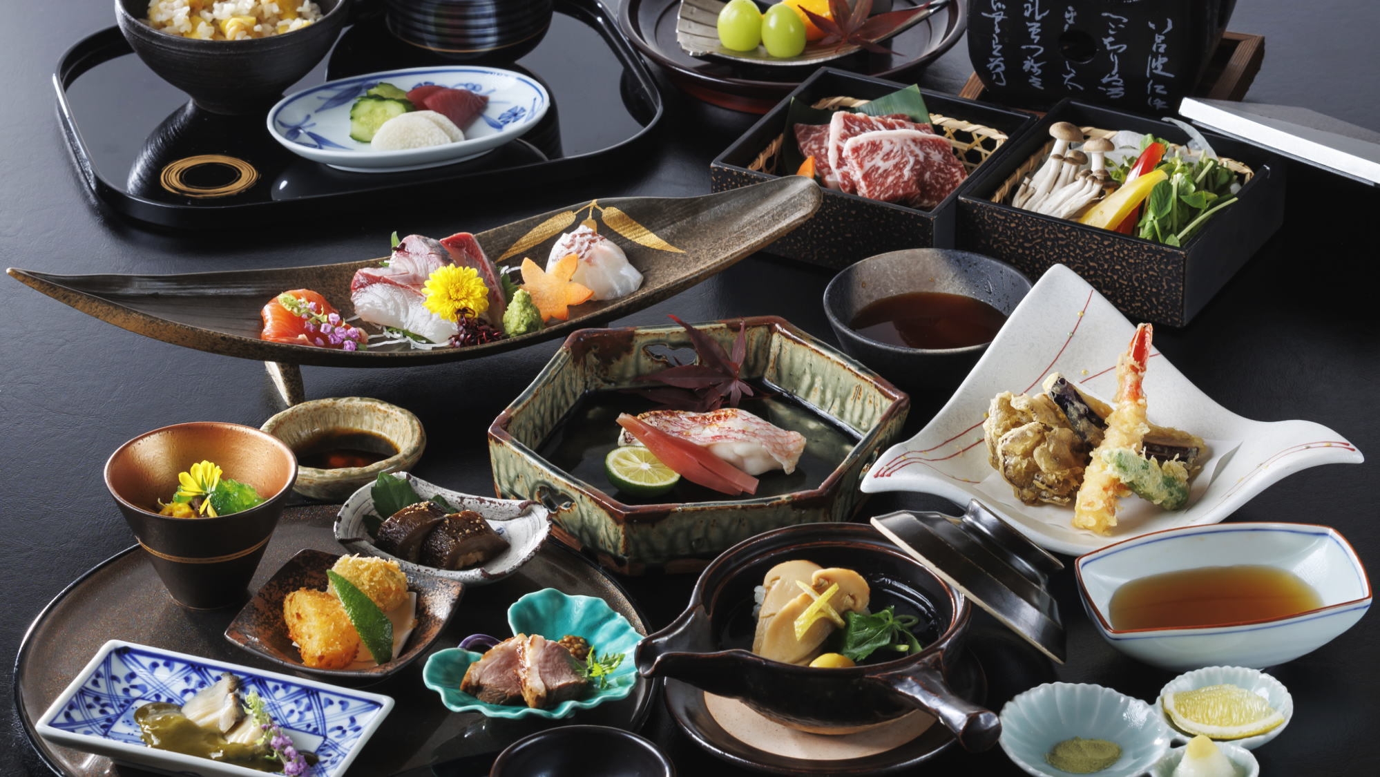 【秋冬SALE】＜ご夕食時間：17:30〜19:00＞”那須の四季彩”を本格和食コースで。