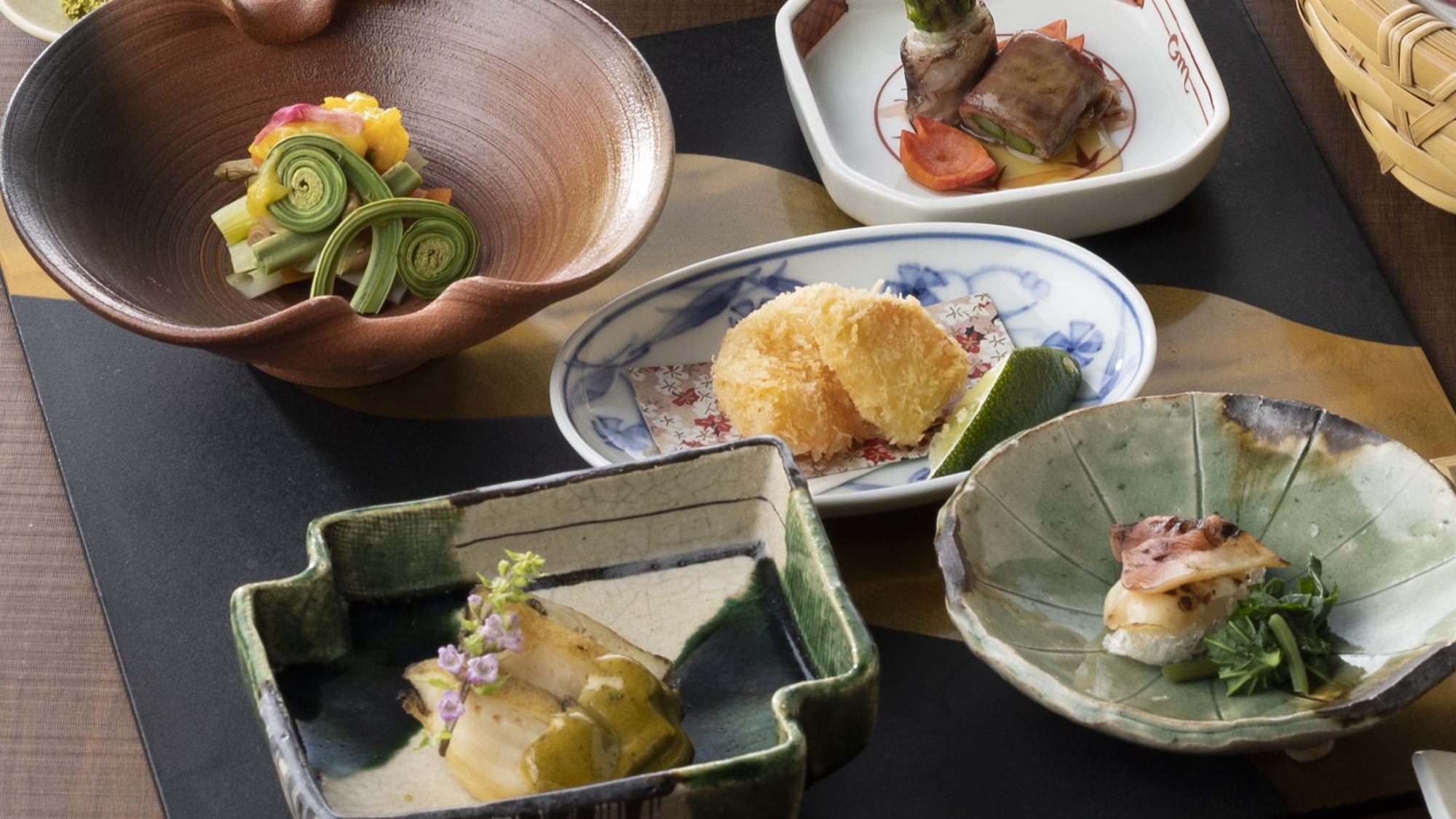 【アップグレード◇創作会席】＜ご夕食時間：17:30〜19:00＞旬の贅を盛り込んだ渾身の会席コース