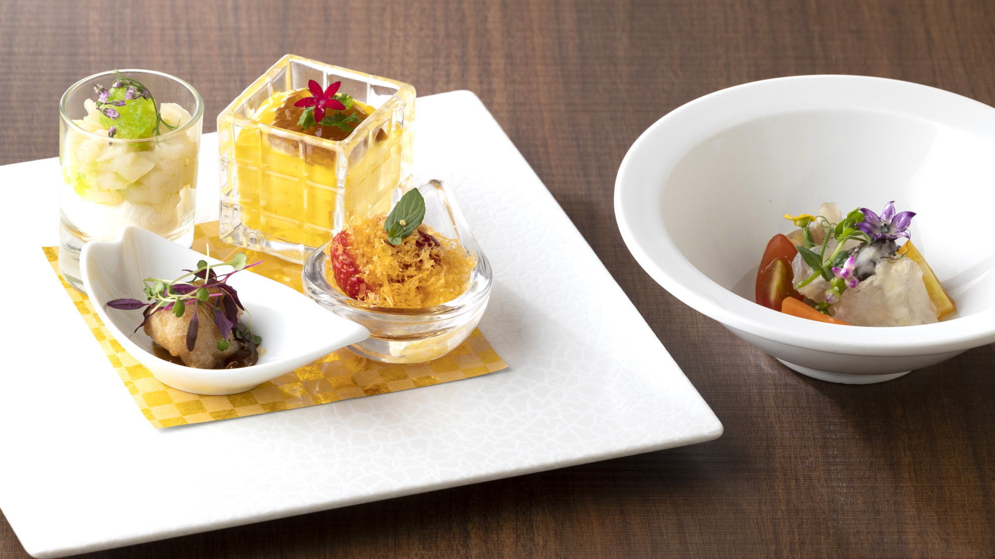 冬季創作イタリアン：季節の前菜＆冬野菜の一皿