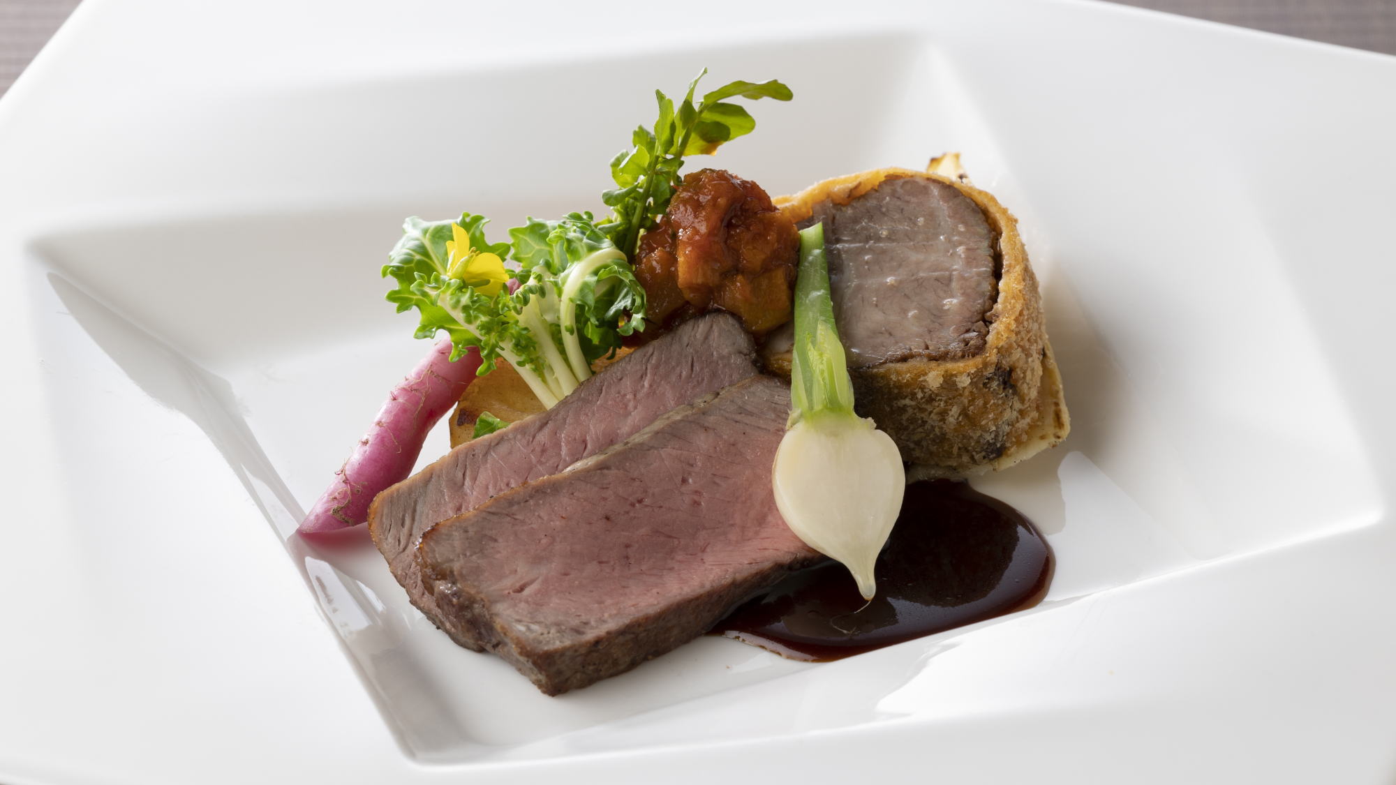 春季創作イタリアン：肉料理