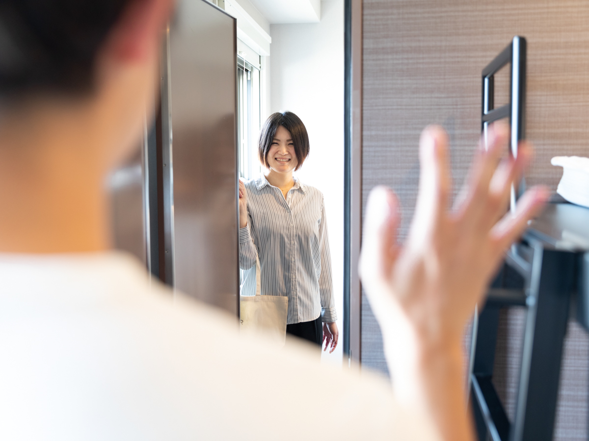 お部屋の行き来が楽々できます