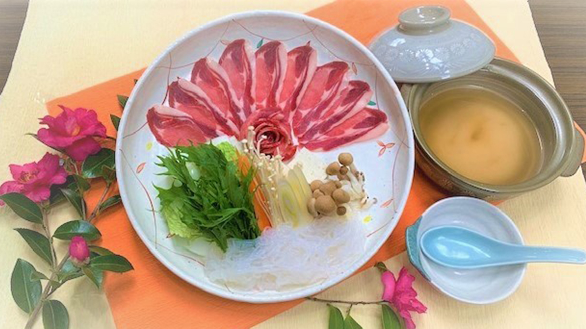 【冬季限定】＜ぼたん鍋会席＞甘味のある「猪肉」はこの季節だけの「限定食材」ぽっかぽかお鍋で冬満喫